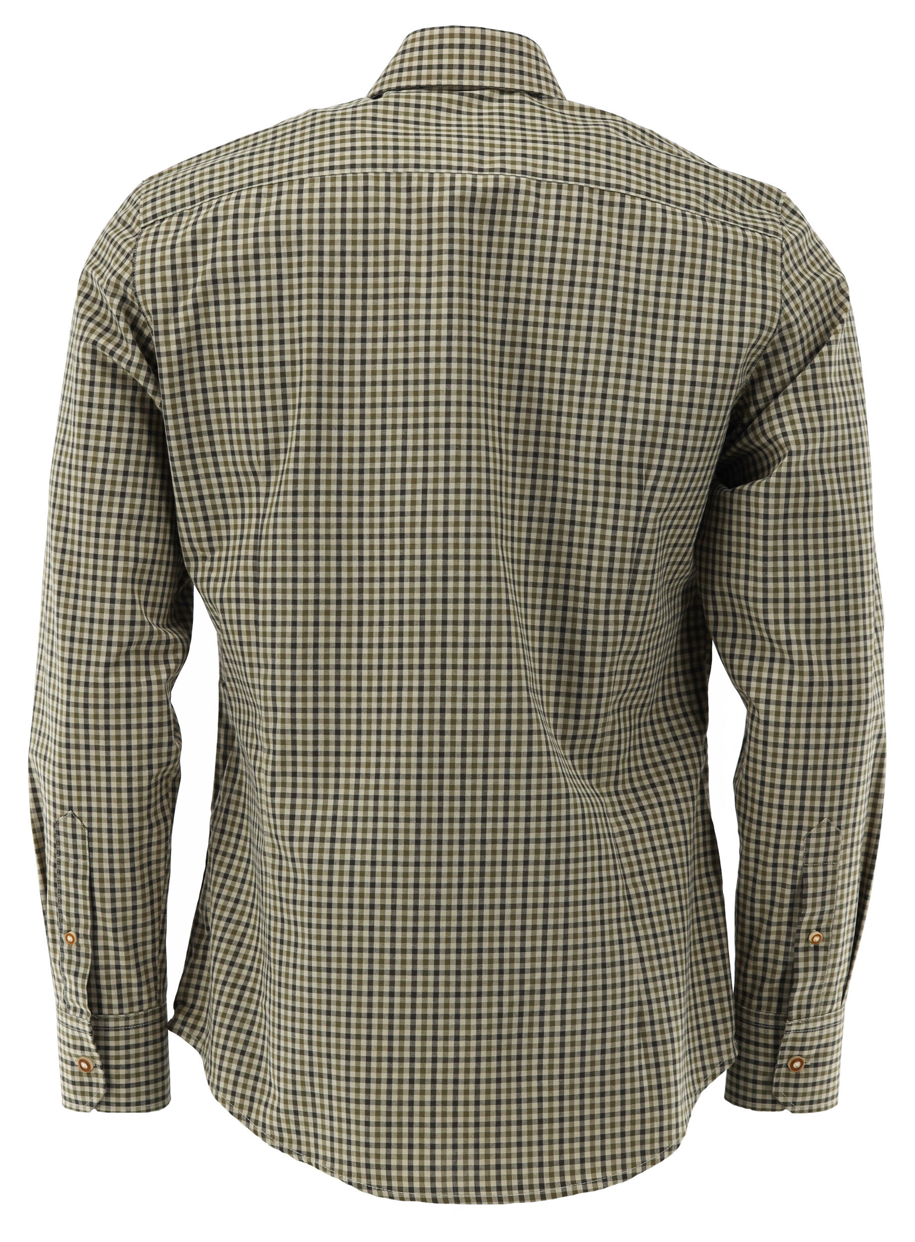 OS Trachten Hemd Slim Fit (dunkelgrün)