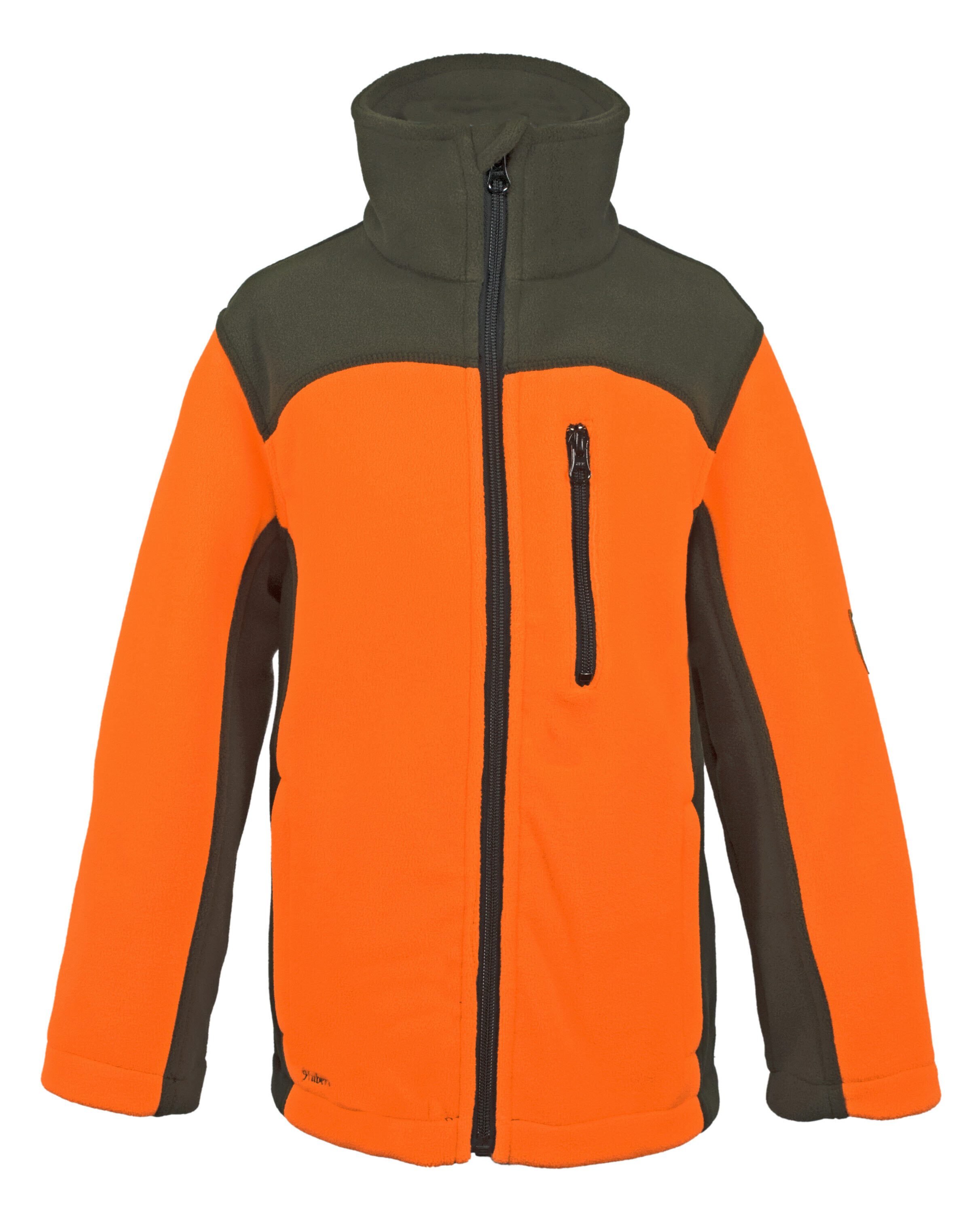 Hubertus Kinder-Signalfleecejacke Eifel (orange)