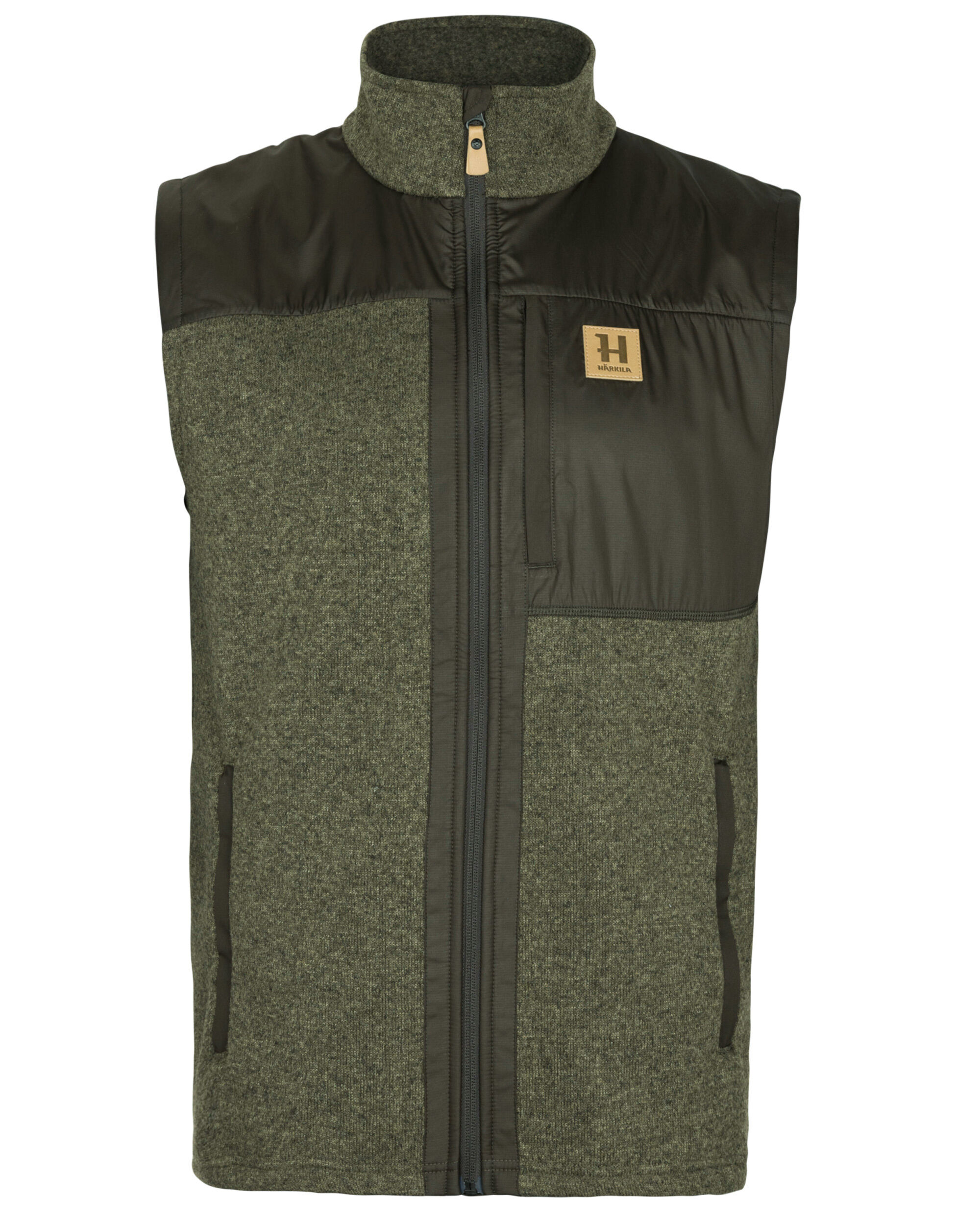 Härkila Fleeceweste Kalix (green/brown)