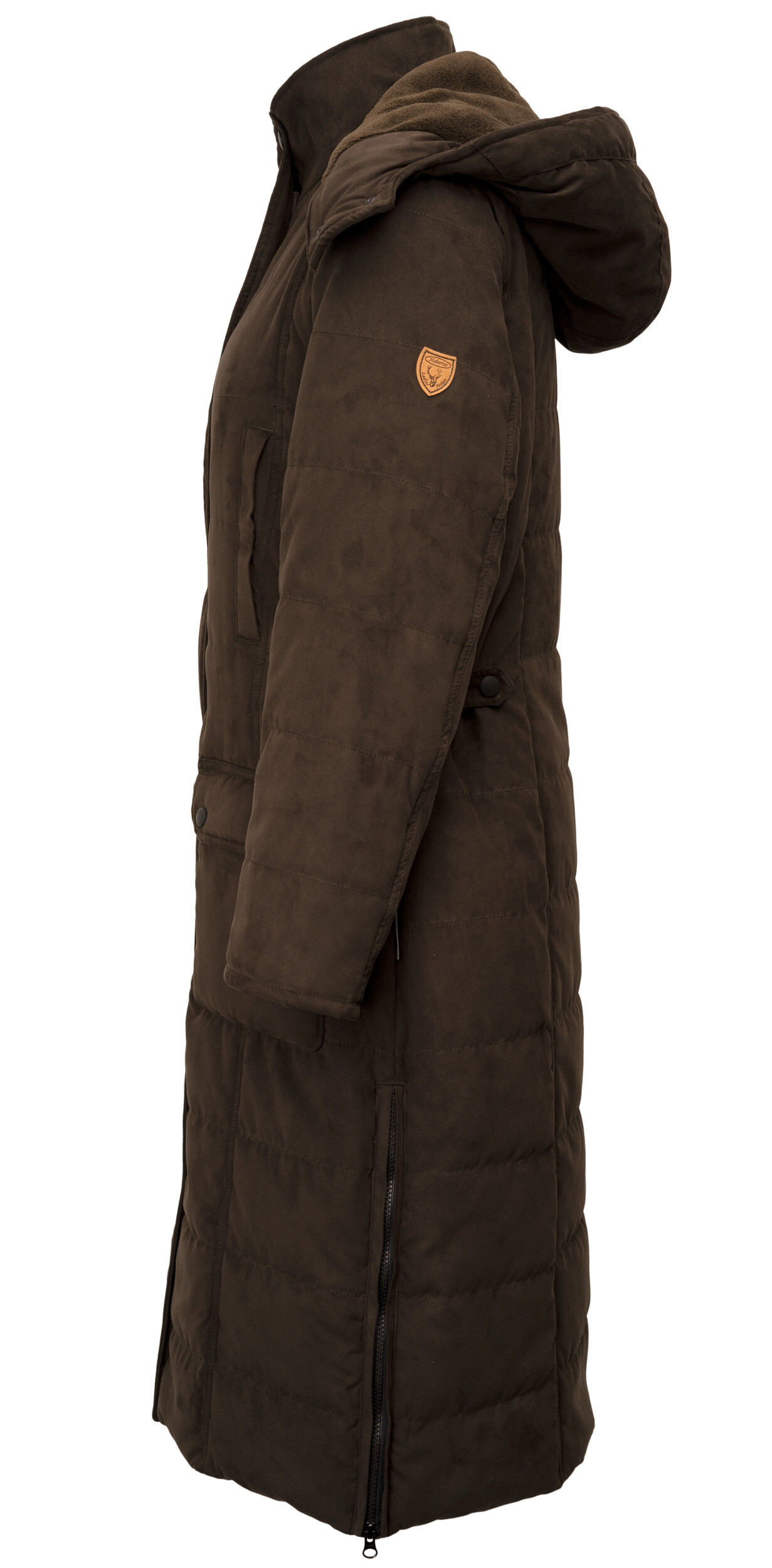 Hubertus Ladies Fashion Micro Ansitzmantel Nordkap (oliv/braun)