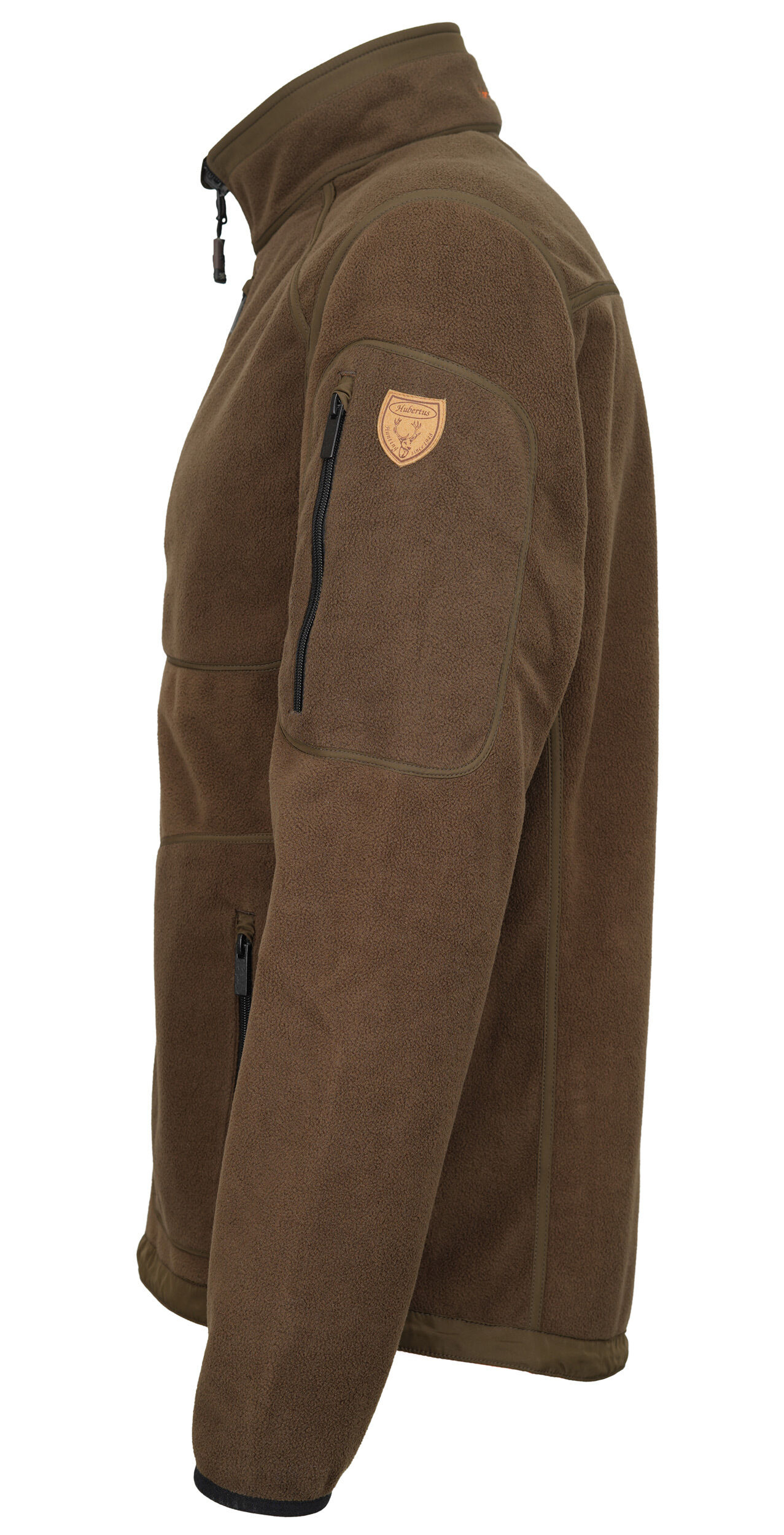 Hubertus Warn-Wendefleecejacke Drückjagd 2 (oliv/orange)