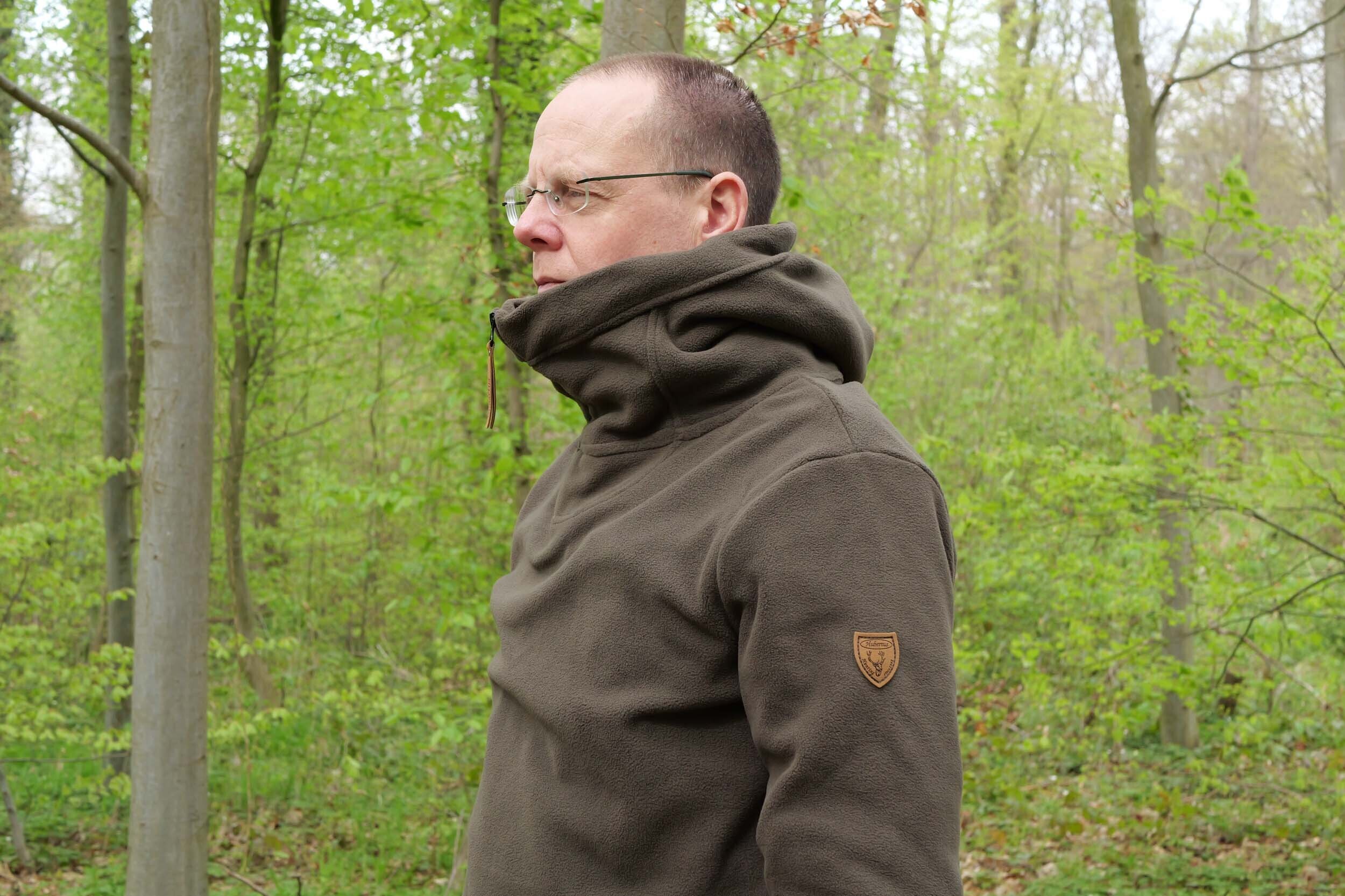 Hubertus Fleece-Hoody (oliv/braun) Hubertus Fleece-Hoody (oliv/braun)
