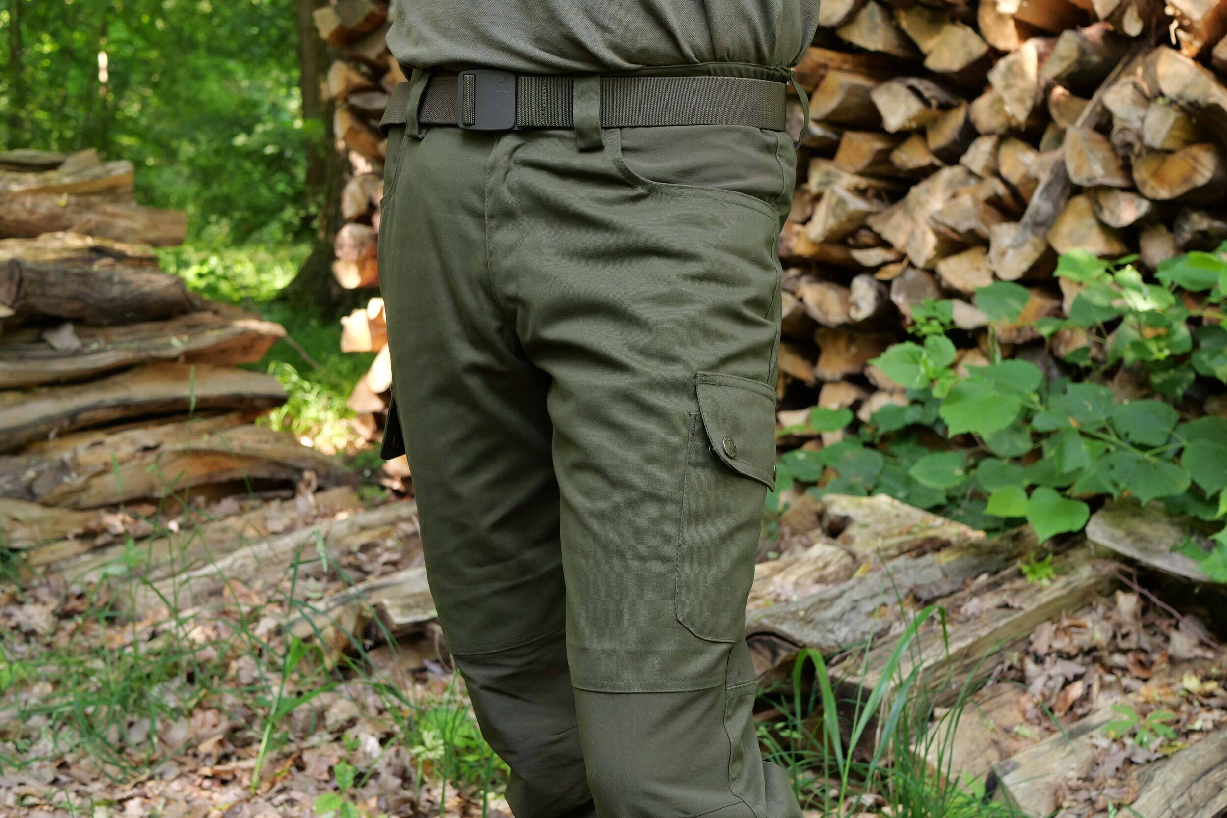 Hubertus Canvas-Outdoorhose mit Stretcheinsatz (oliv) Hubertus Canvas-Outdoorhose mit Stretcheinsatz (oliv)