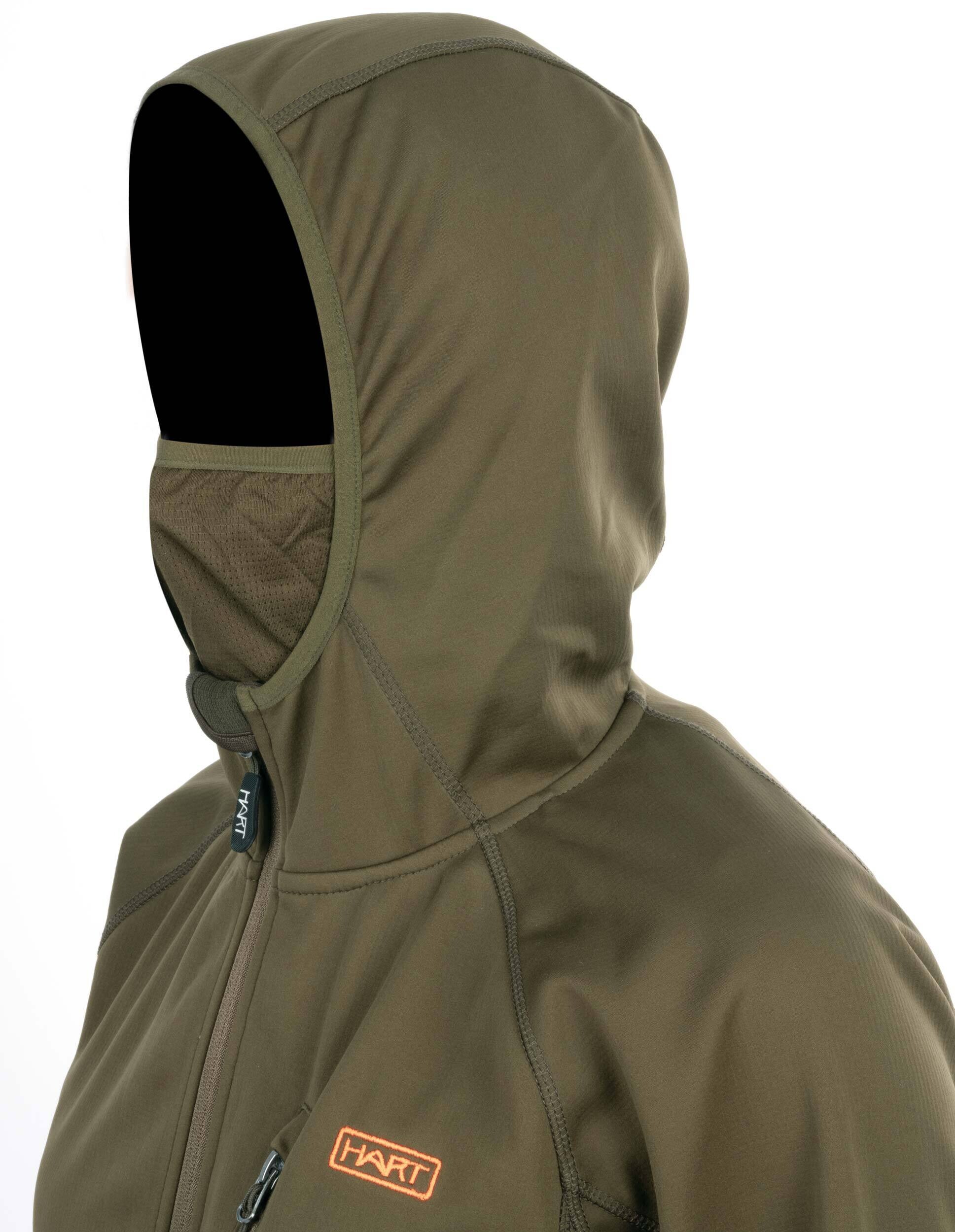 Hart Hoodie-Jacke Stilk-HXT Damen (dark olive)