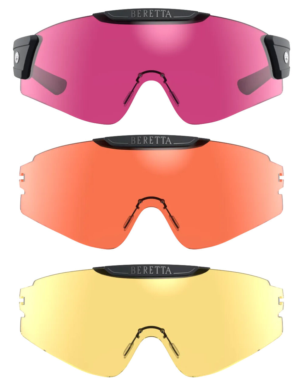 Beretta InterMask Schießbrille (Yellow/Magenta/Orange)