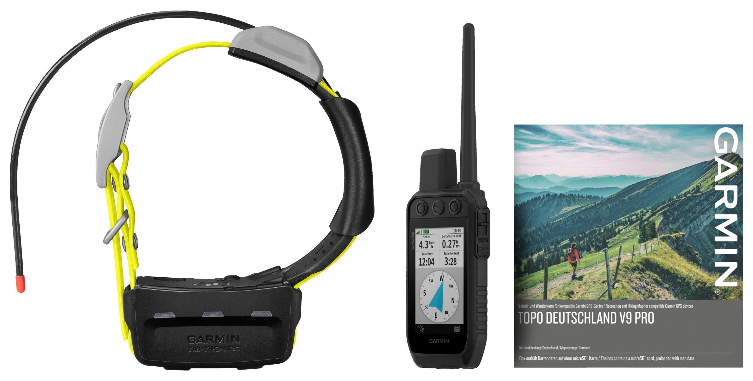 Set Garmin Alpha 200 K - K 5X inkl. Topo Deutschland V9 Pro