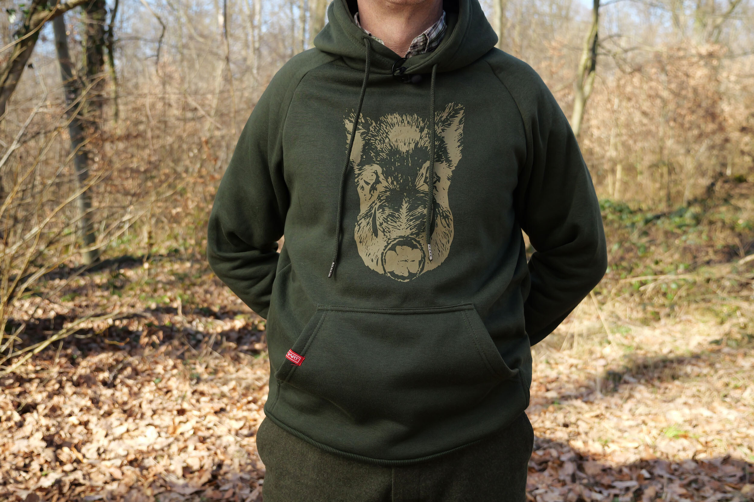 Hart Branded-H Pullover Wildschwein (Grün)