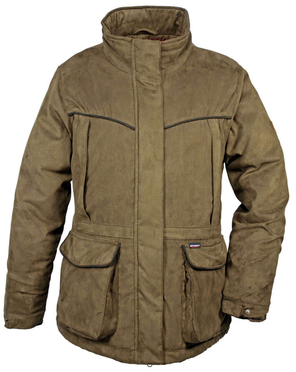 Hubertus Ladies Fashion Micro Camo Wendejacke Janus (oliv/orange)