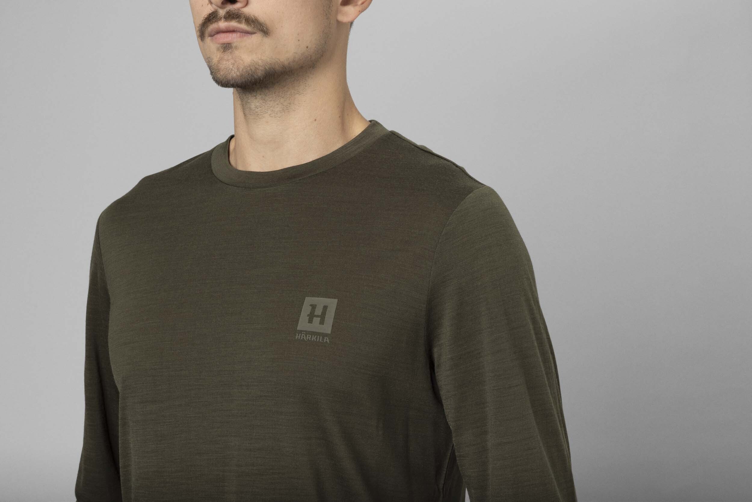 Härkila Base All Season L/S Merinoshirt (Willow green) Härkila Base All Season L/S Merinoshirt (Willow green)
