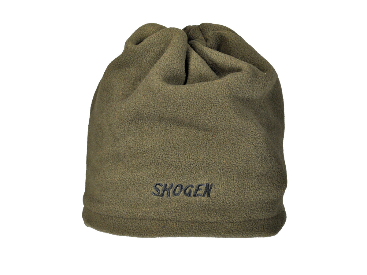 Skogen Neckwarmer wendbar (grün-orange)