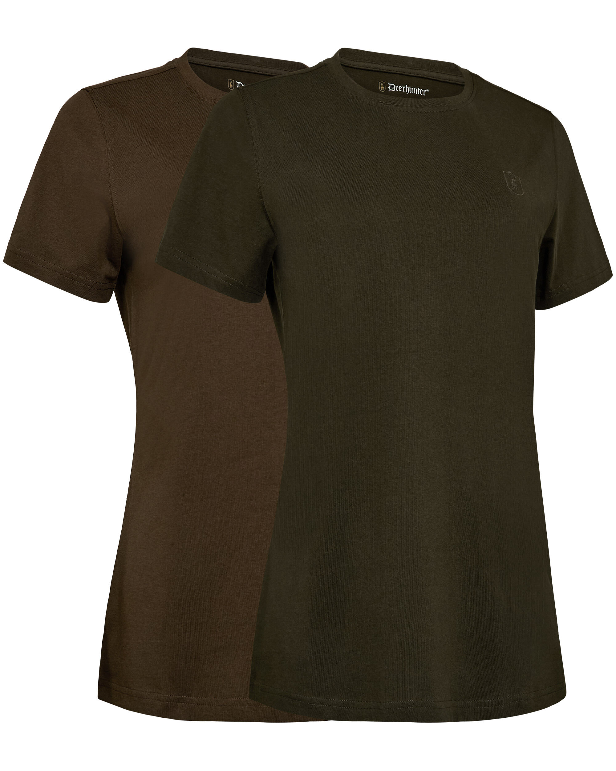 Deerhunter T-Shirt Damen 2er-Set (Fallen leaf / Timber)