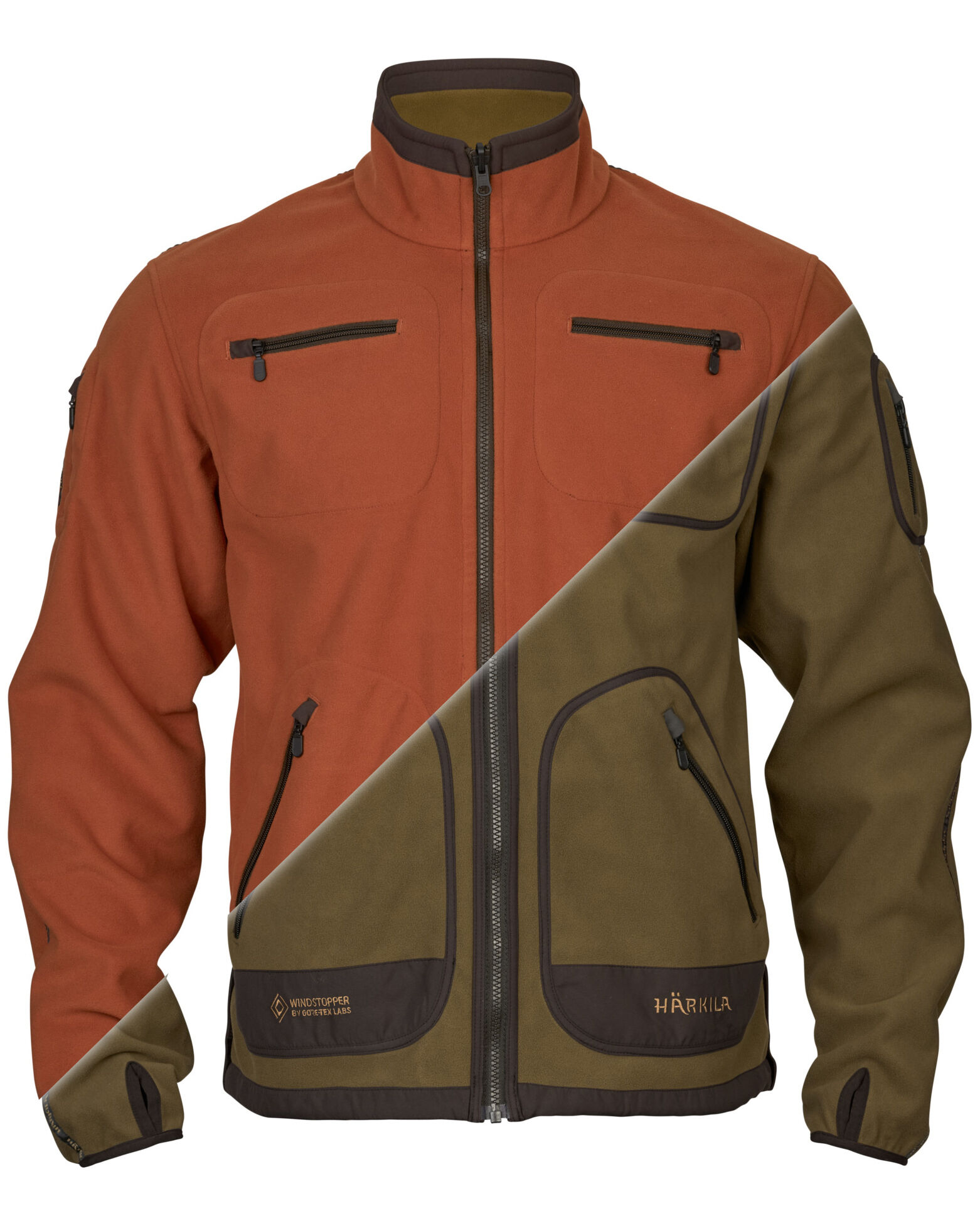 Härkila Kamko Fleecejacke (Olive/Arabian spice)