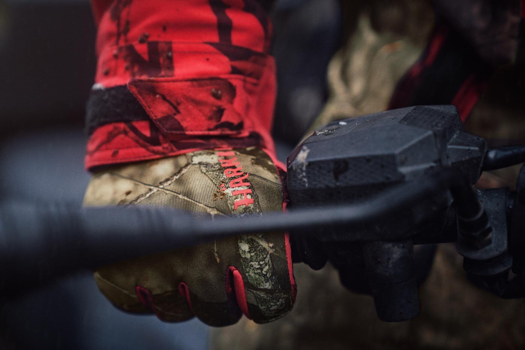 Härkila Moose Hunter 2.0 Fleecehandschuhe (MossyOak Country/Red) Härkila Moose Hunter 2.0 Fleecehandschuhe (MossyOak Country/Red)