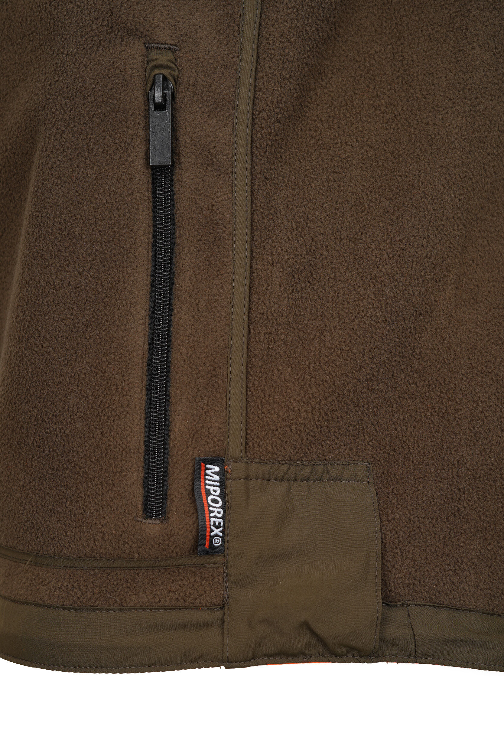 Hubertus Warn-Wendefleecejacke Drückjagd 2 (oliv/orange)