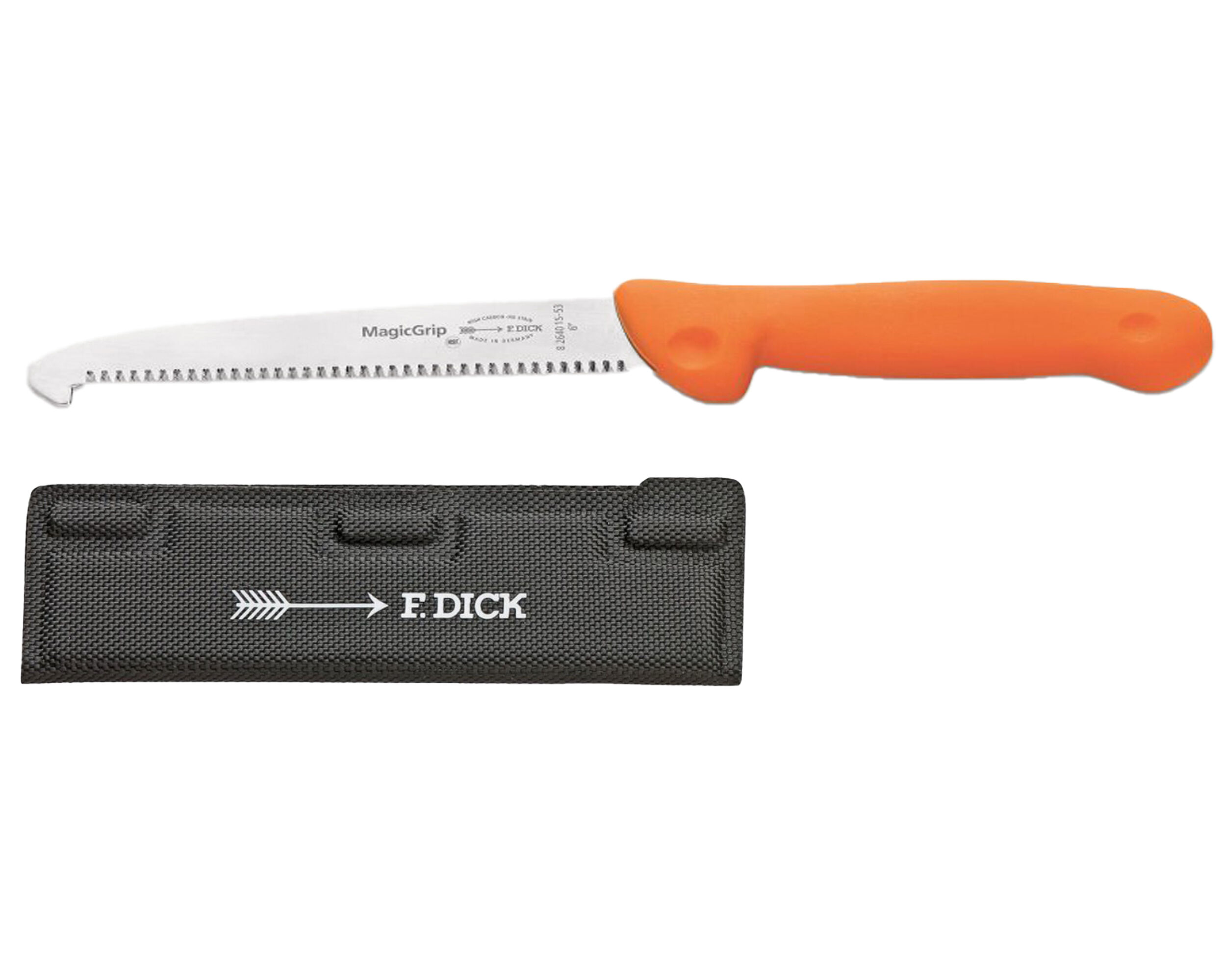 Dick Jagdknochensäge mit magnetischen Klingenschutz (orange)