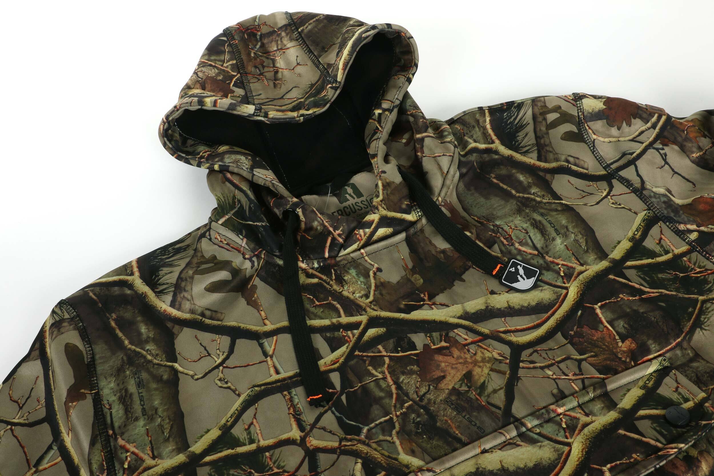 Percussion Softshell-Kapuzenhoodie (Forest Evo)