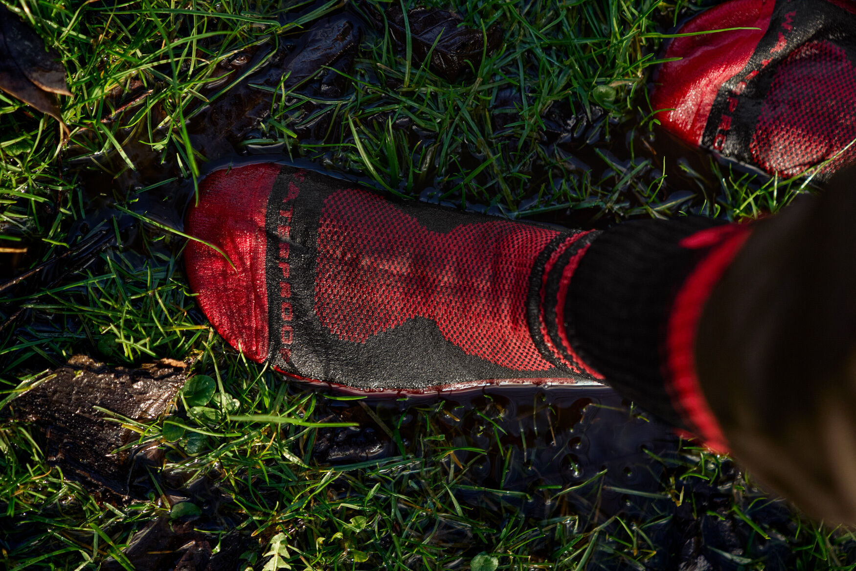 Härkila Waterproof Socken (Red/Black)