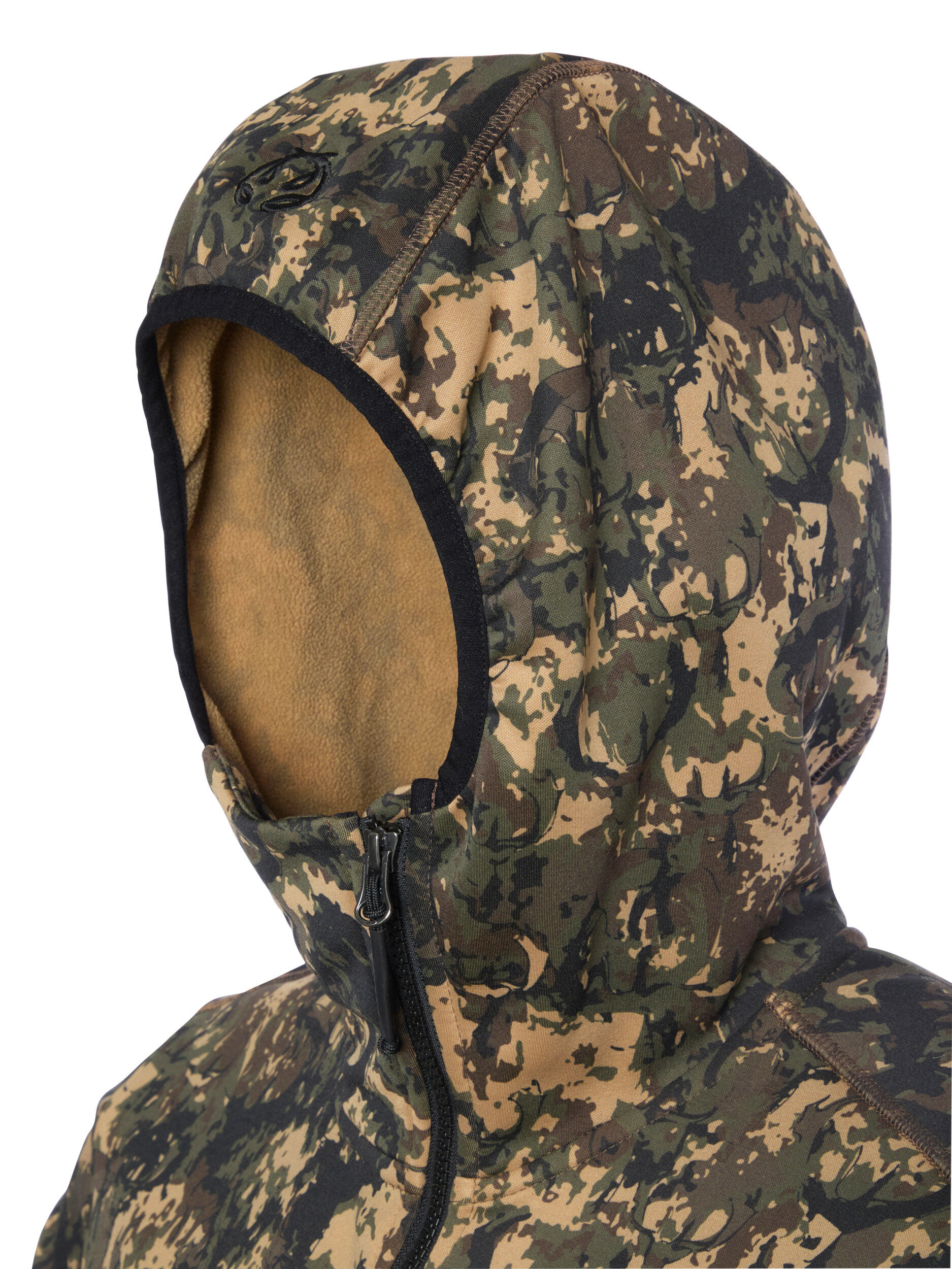 Chevalier Hunter Stretch Zip Hoodie (Antler Camouflage)