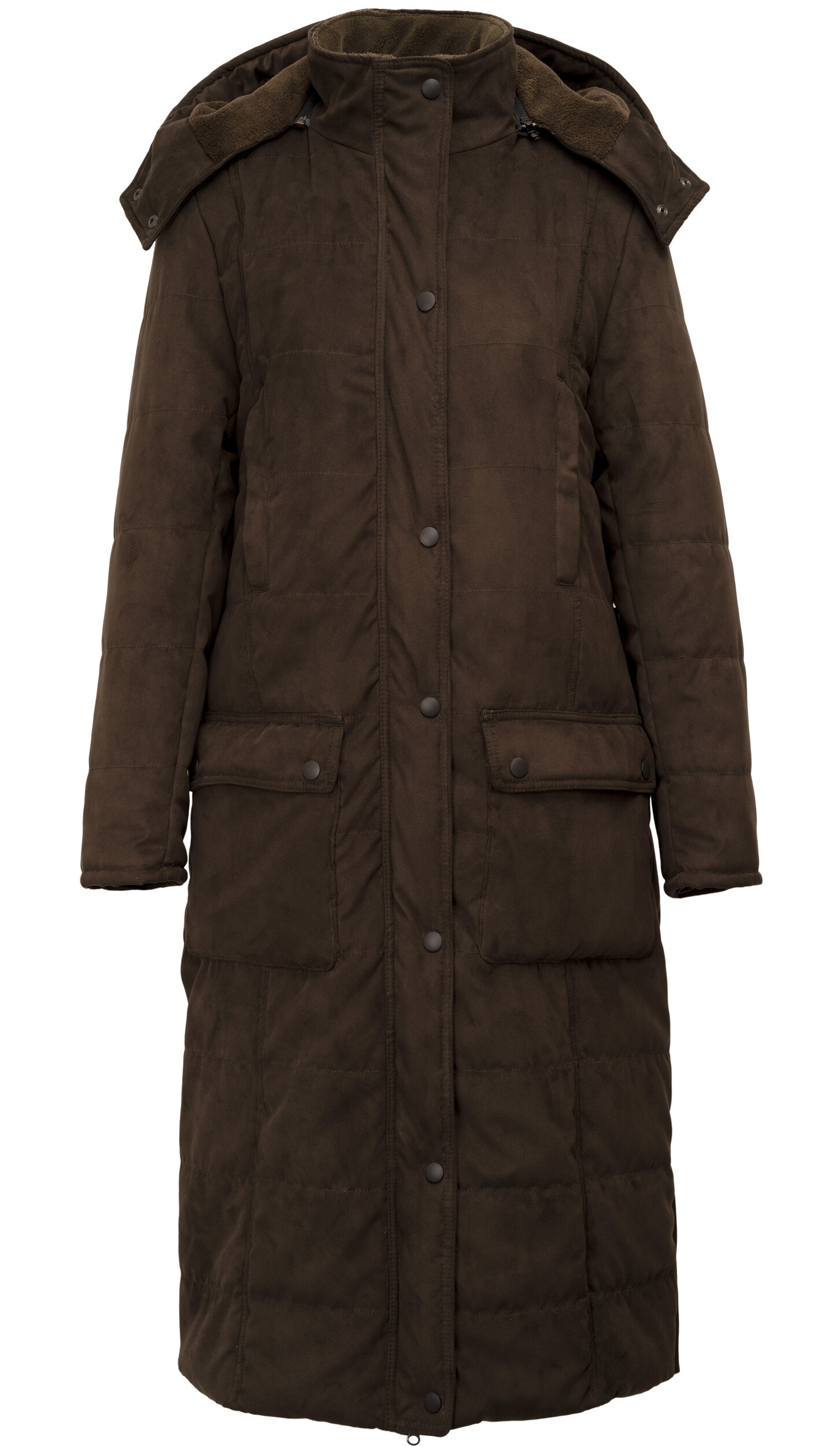 Hubertus Ladies Fashion Micro Ansitzmantel Nordkap (oliv/braun)