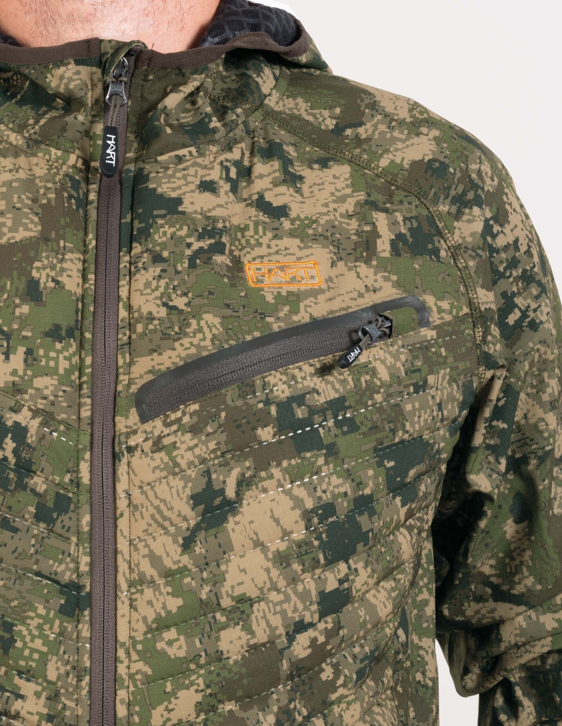 Hart Ibice Hybridjacke mit Kapuze (Pixel Forest) Hart Ibice Hybridjacke mit Kapuze (Pixel Forest)
