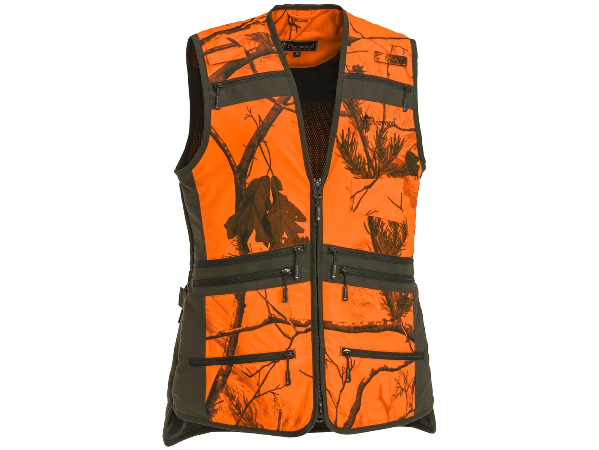 Pinewood Hunting Damen-Jagdweste (Realtree Blaze/Mossgreen)