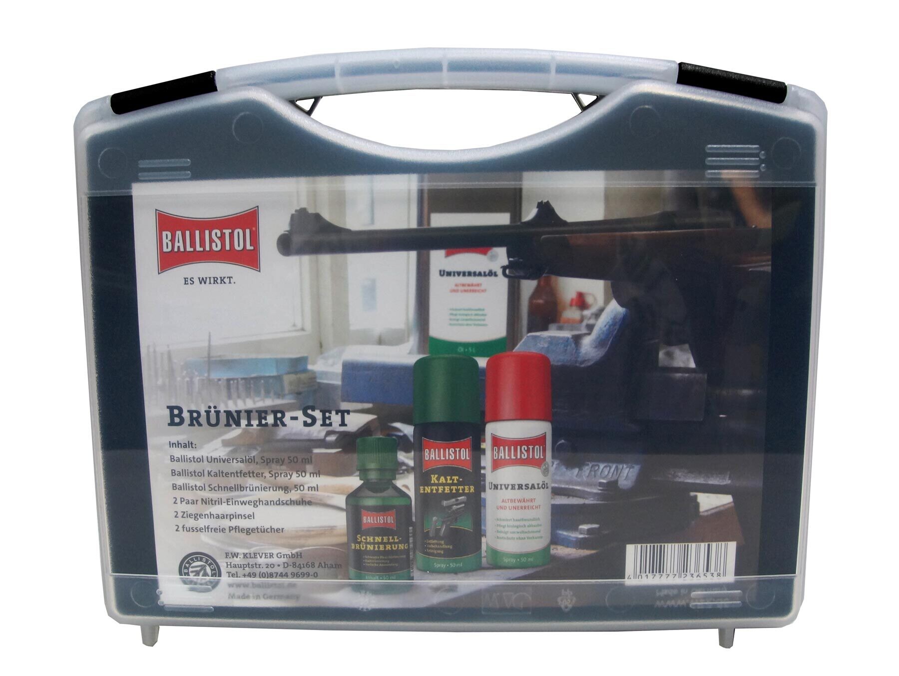 Ballistol Schnellbrünierung Set (5 teilig)