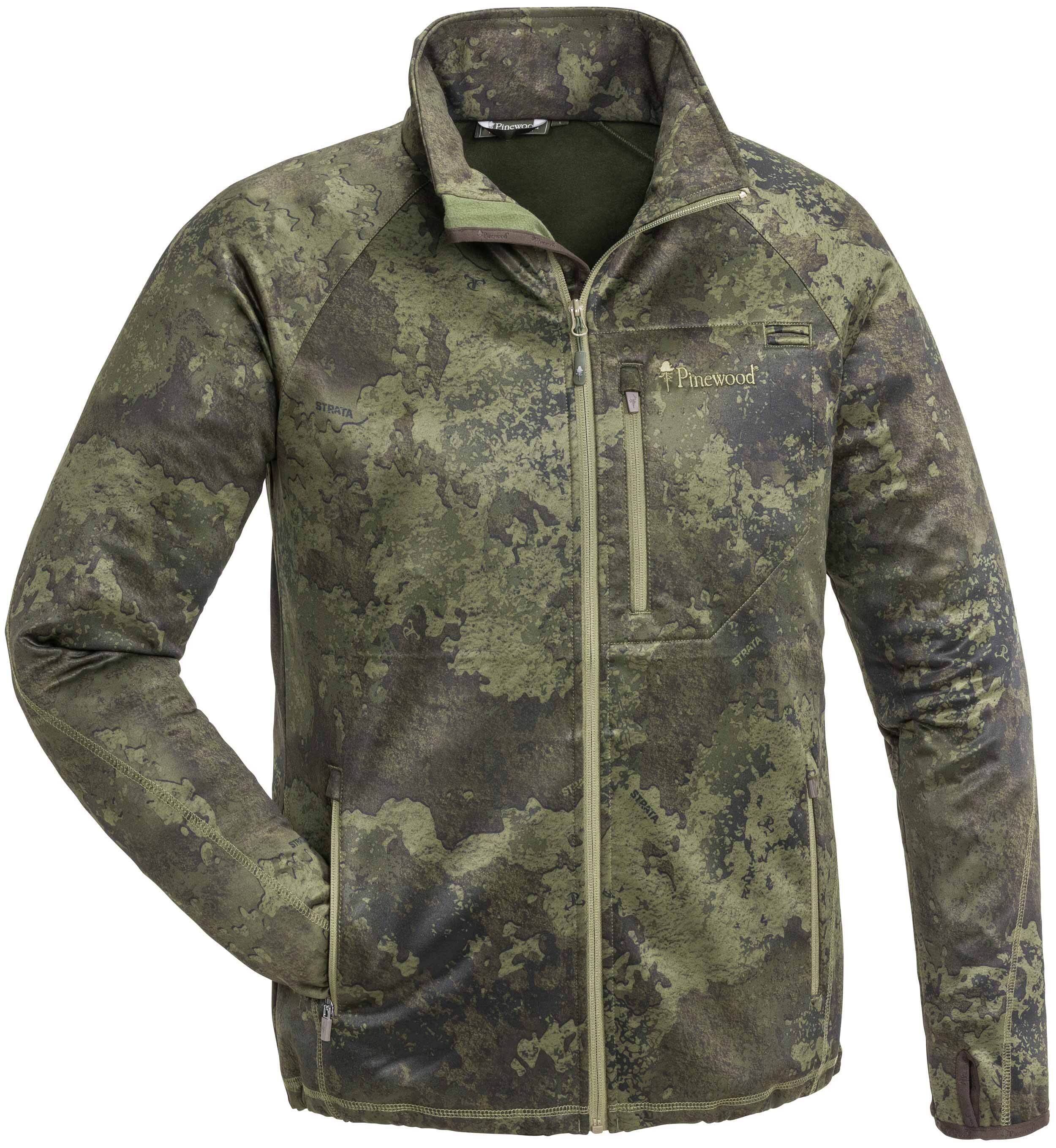 Pinewood Furudal Frazer Active Camo-Fleecejacke (Olive Strata) Pinewood Furudal Frazer Active Camo-Fleecejacke (Olive Strata)