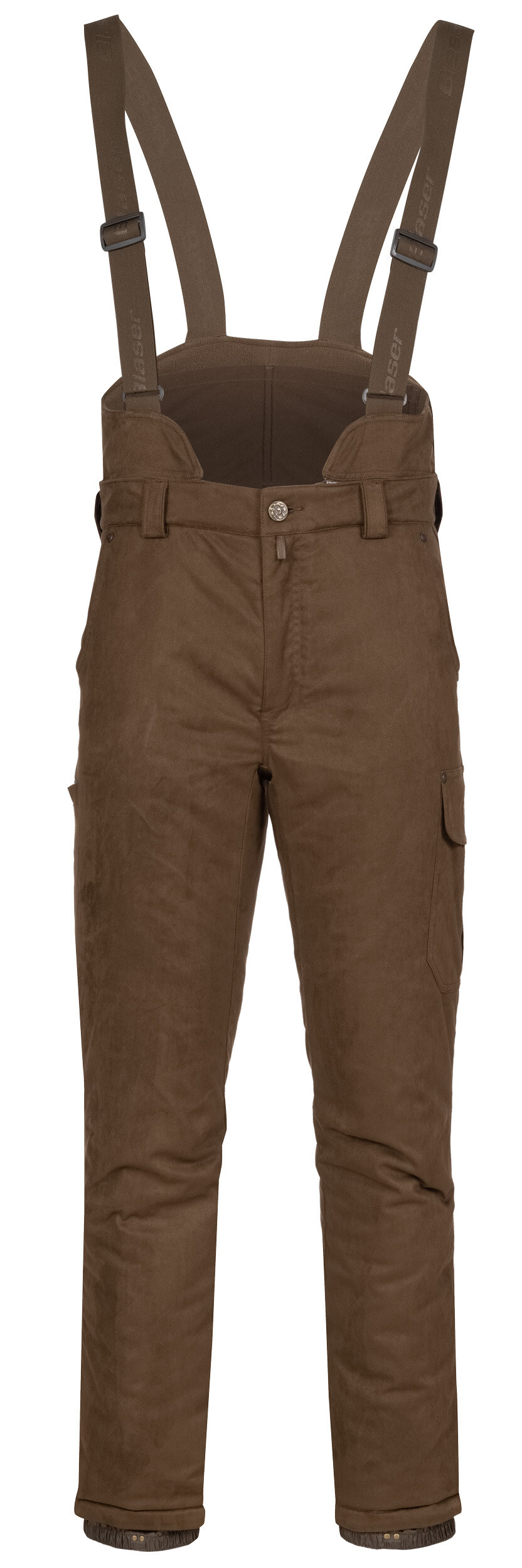 Blaser Suede Bib Hose Matti (dunkelbraun)