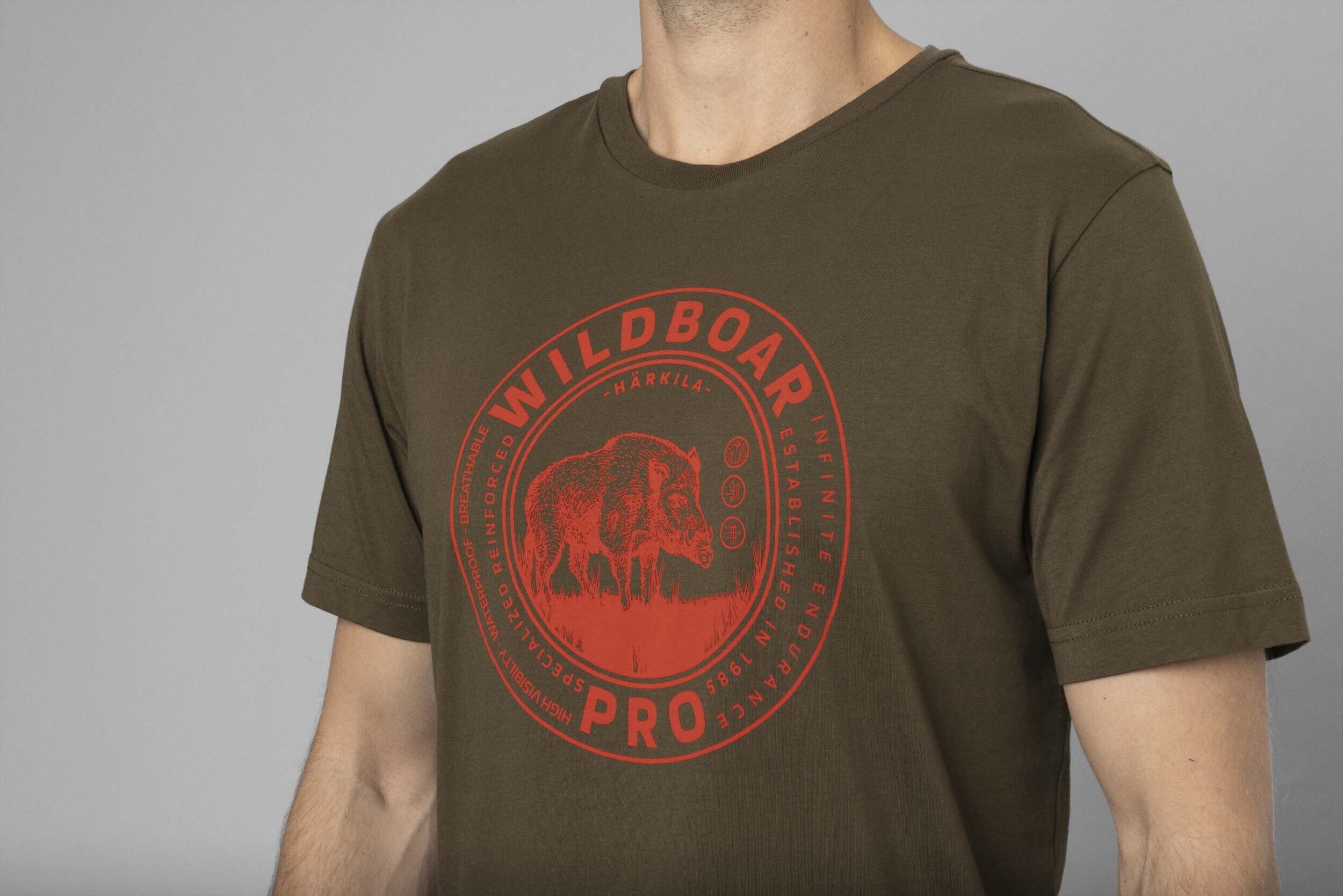 Härkila Wildboar S/S T-Shirt (Willow green) Härkila Wildboar S/S T-Shirt (Willow green)