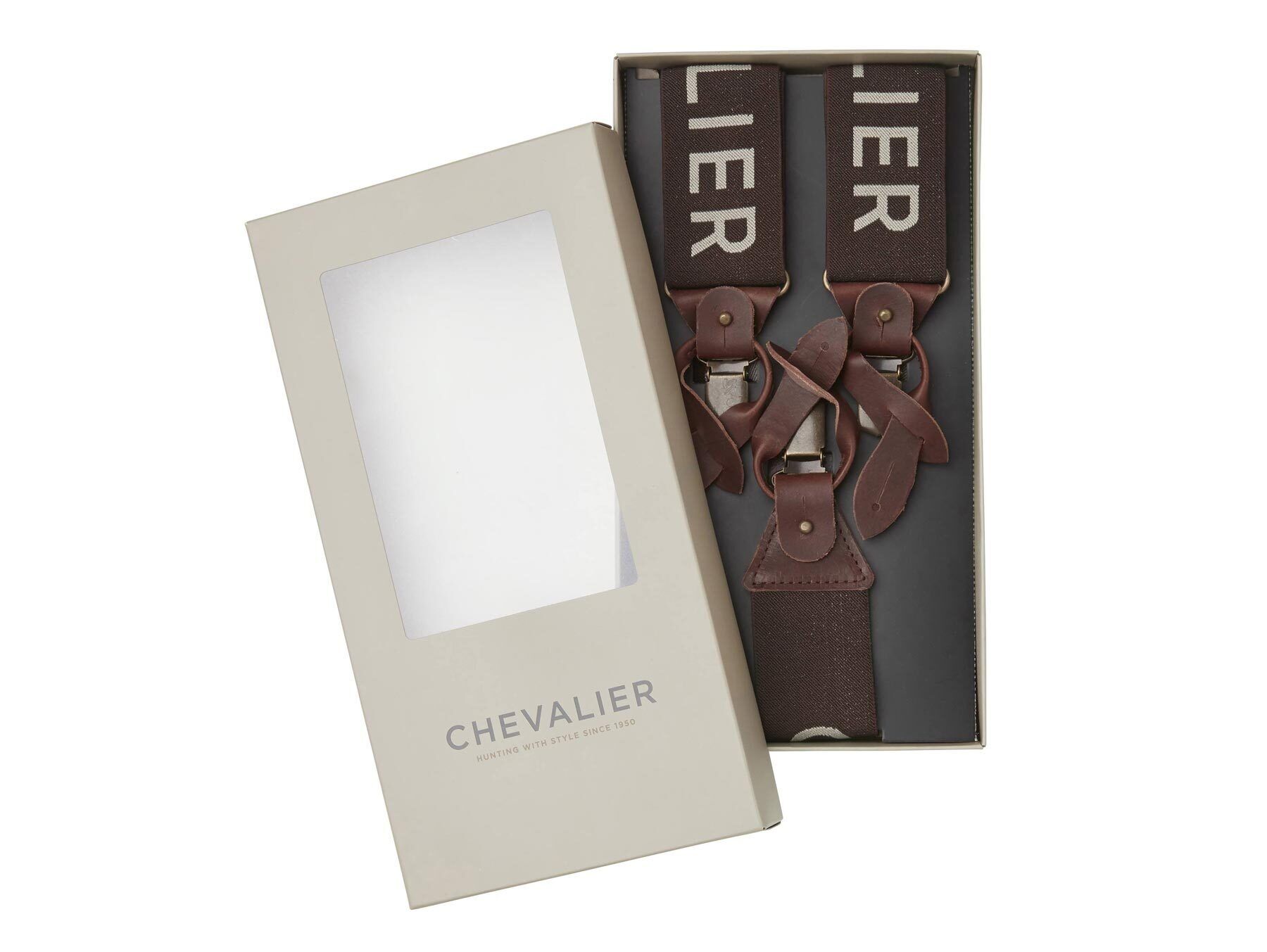 Chevalier Logo Hosenträger (Brown) Chevalier Logo Hosenträger (Brown)