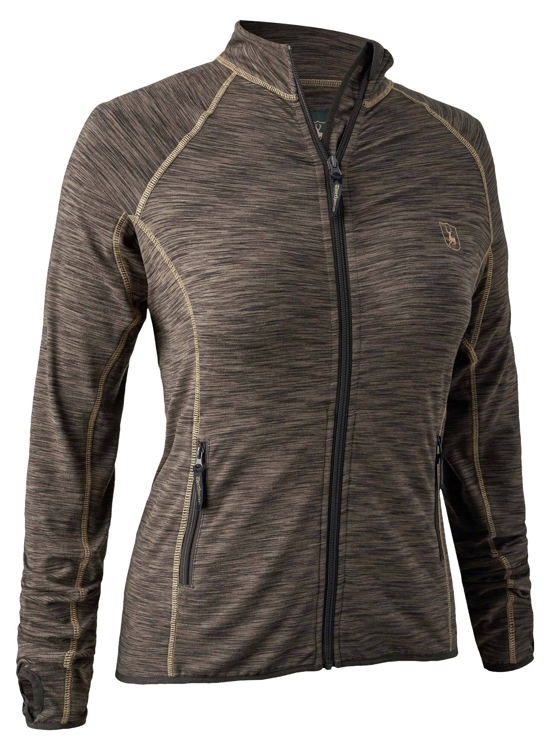 Deerhunter Lady Insulated Fleecejacke (braun melange)