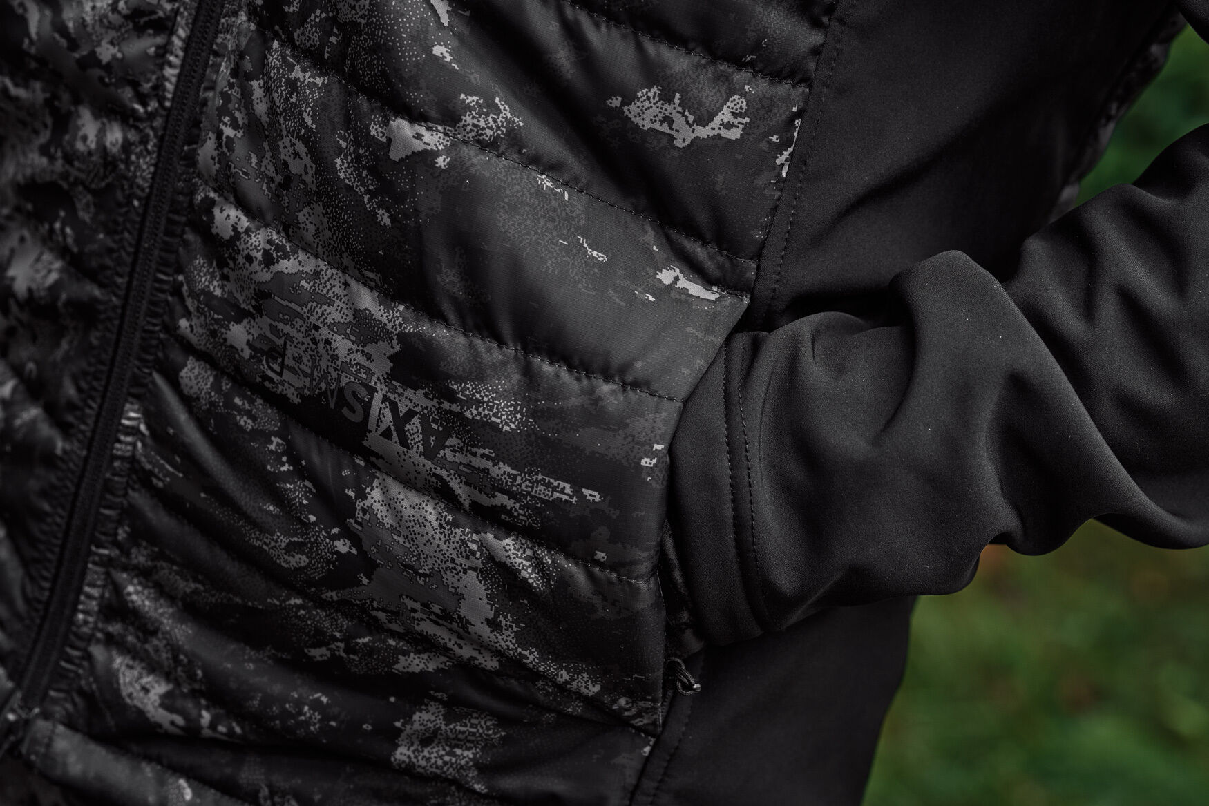 Härkila Noctyx Camo Hybridjacke (AXIS MSP Black)