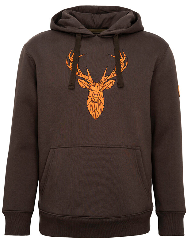 Hubertus Jagdhoodie Hirsch (oliv)