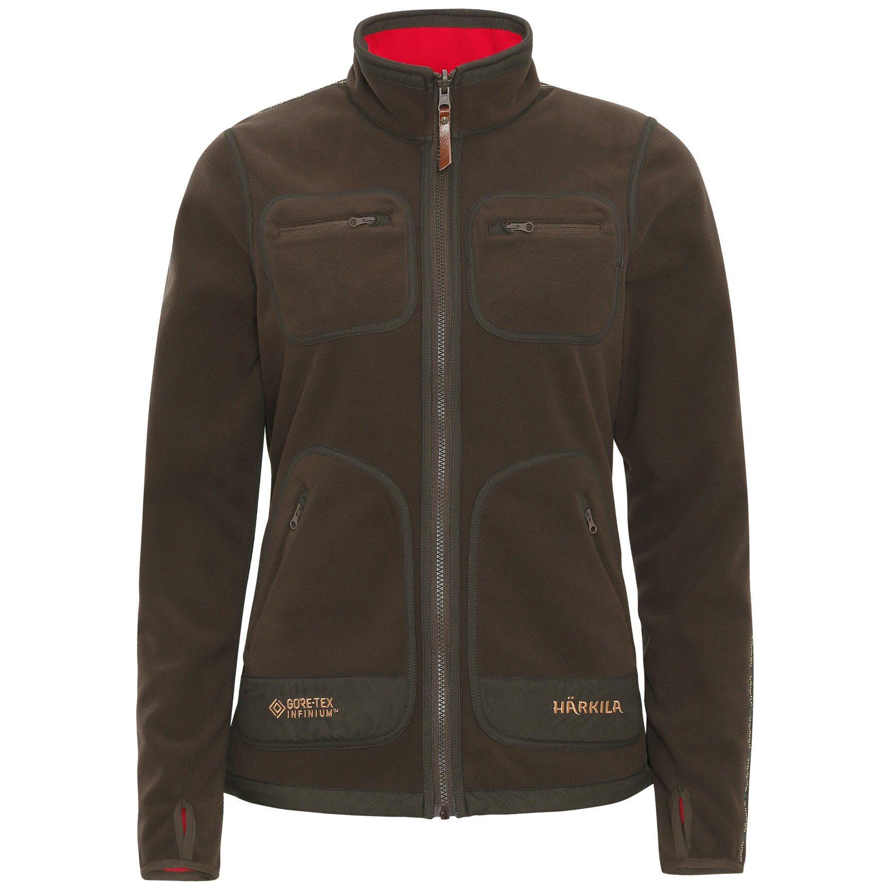 Härkila Kamko Fleecejacke Damen (Brown/Red) Härkila Kamko Fleecejacke Damen (Brown/Red)