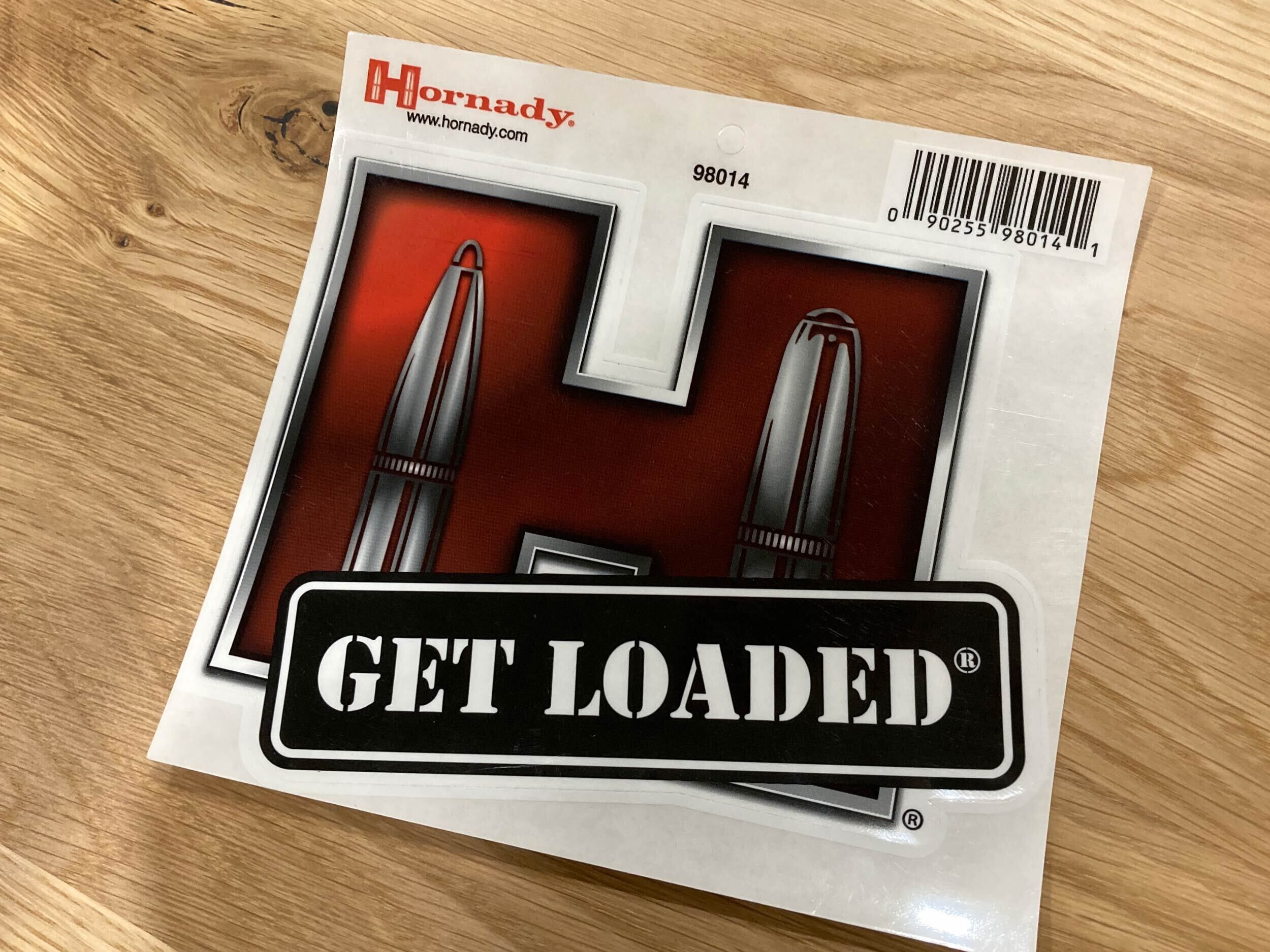 Hornady Aufkleber Get Loaded Hornady Aufkleber Get Loaded