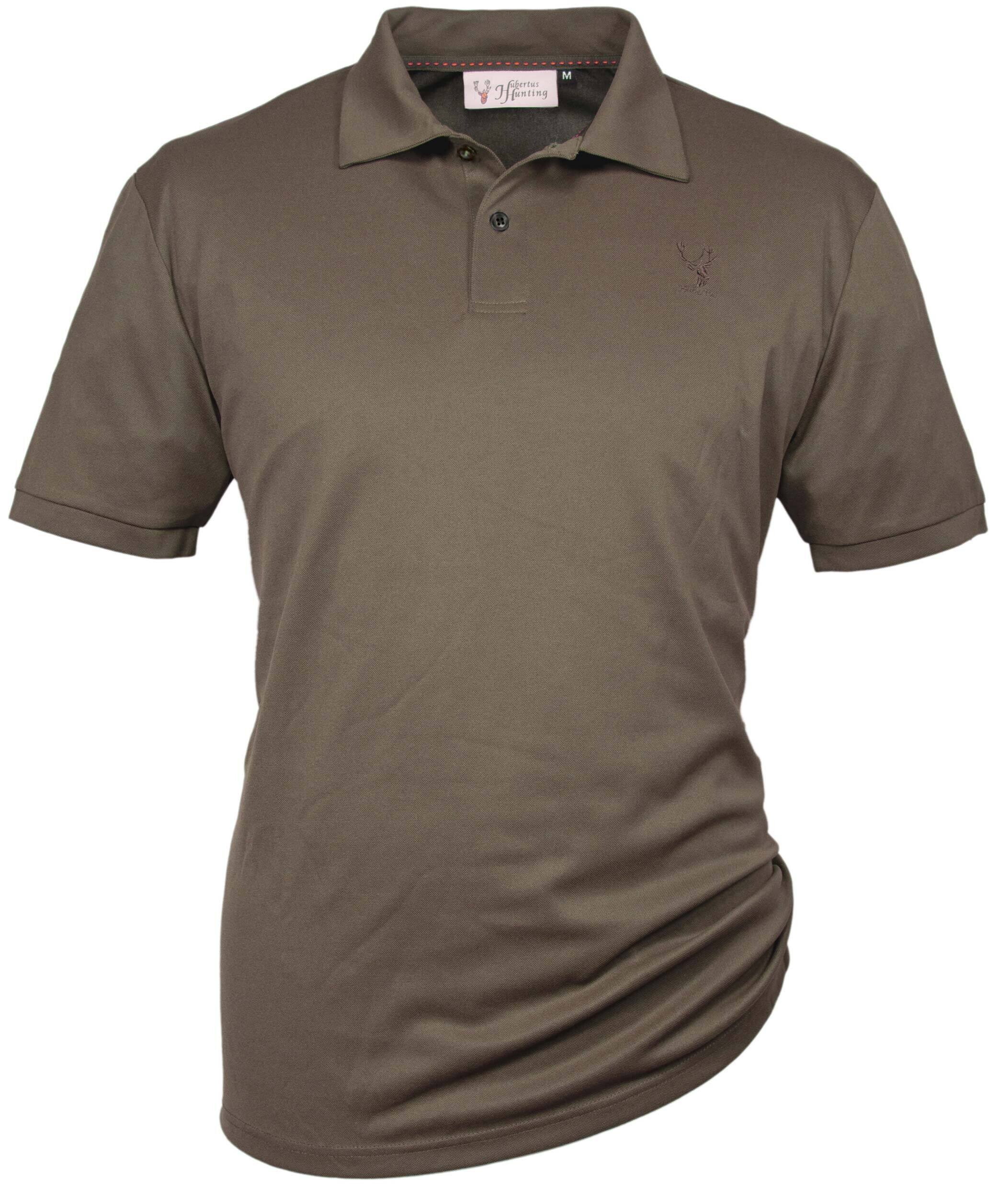 Hubertus Funktions-Poloshirt Piqué (dunkeloliv)
