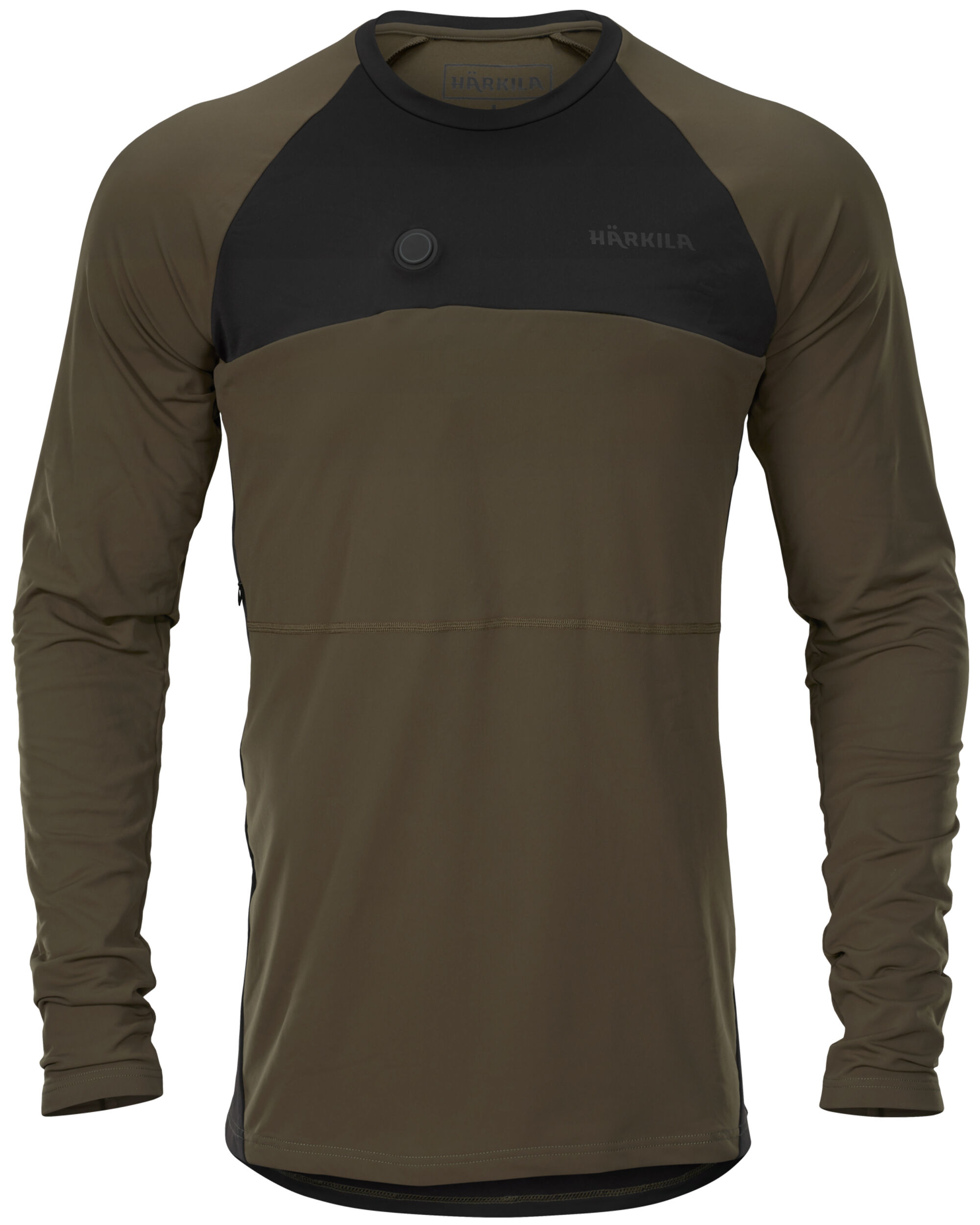 Härkila Heat Heiz-Longsleeve USB-C (Willow green/Black)