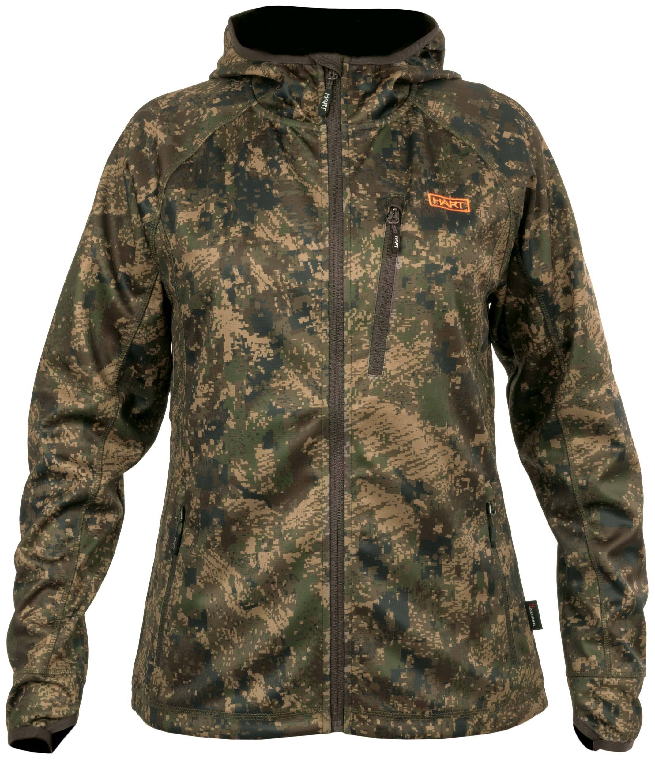 Hart Hoodie-Jacke Stilk-HXT Damen (pixel forest)