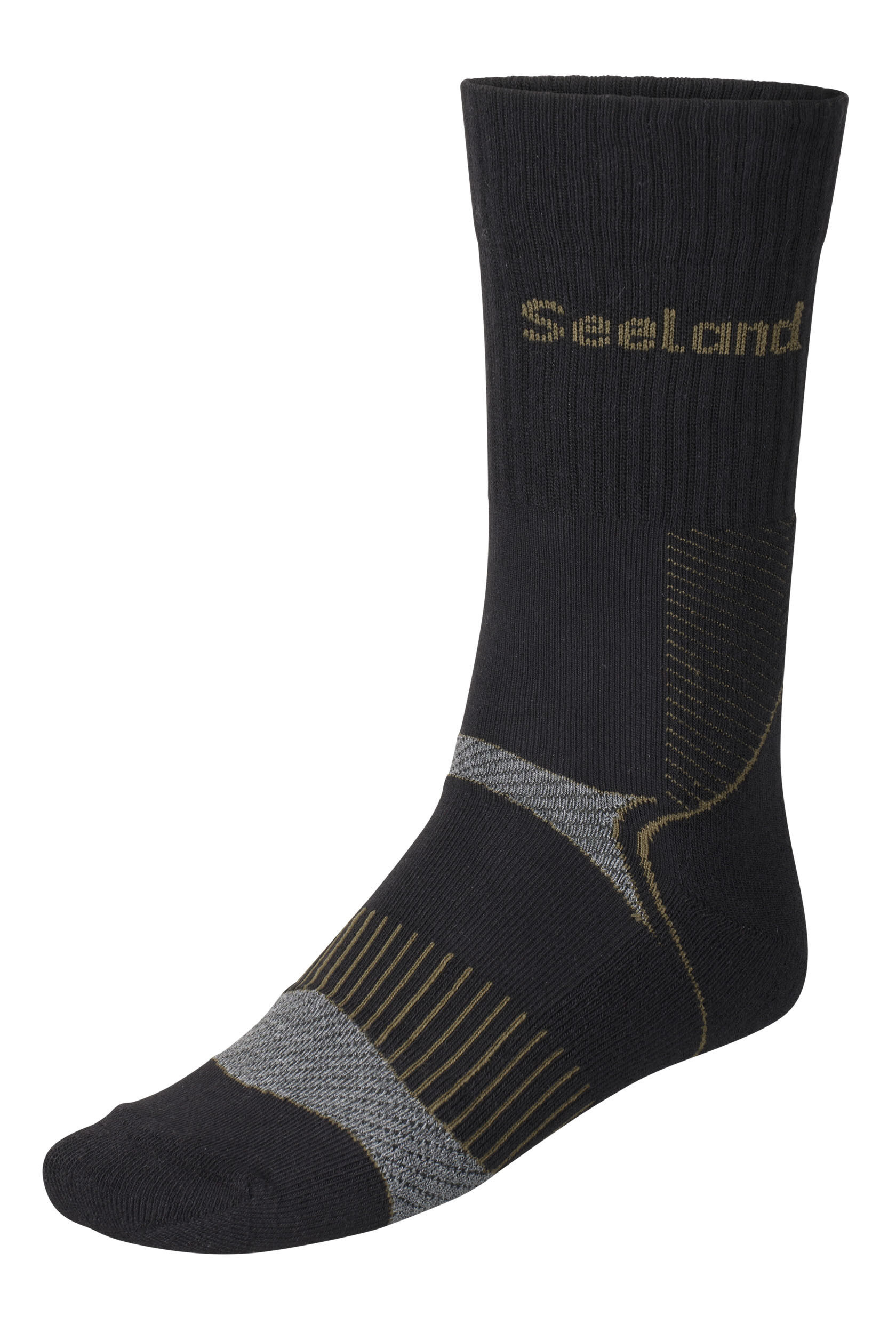 Seeland Field Coolmax-Socken 2er-Pack (black/grey)