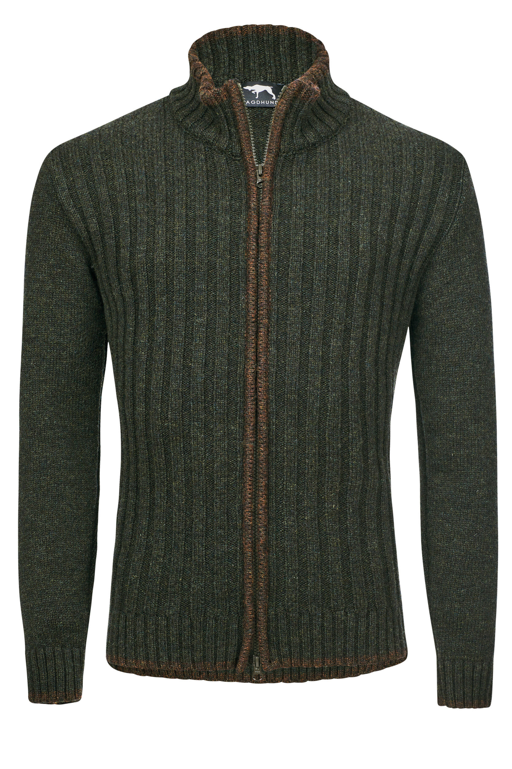 Jagdhund Strickjacke Kiesdorf (oliv)