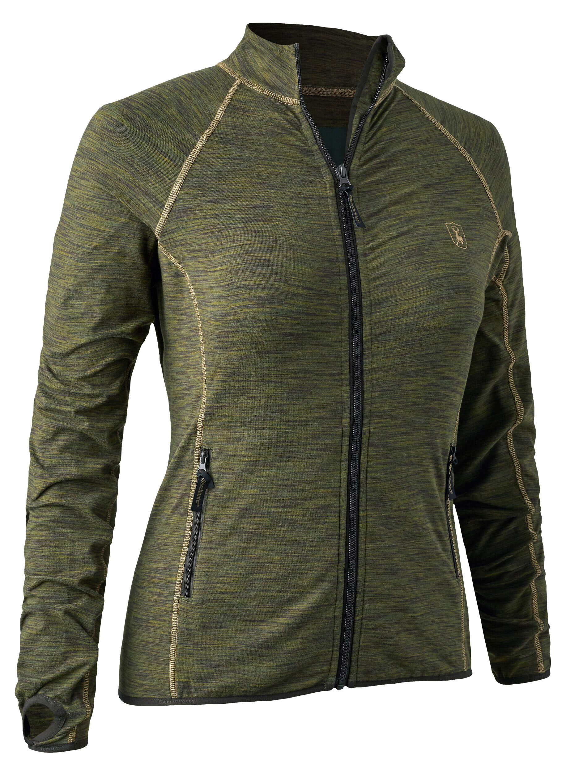 Deerhunter Lady Insulated Fleecejacke (grün melange)
