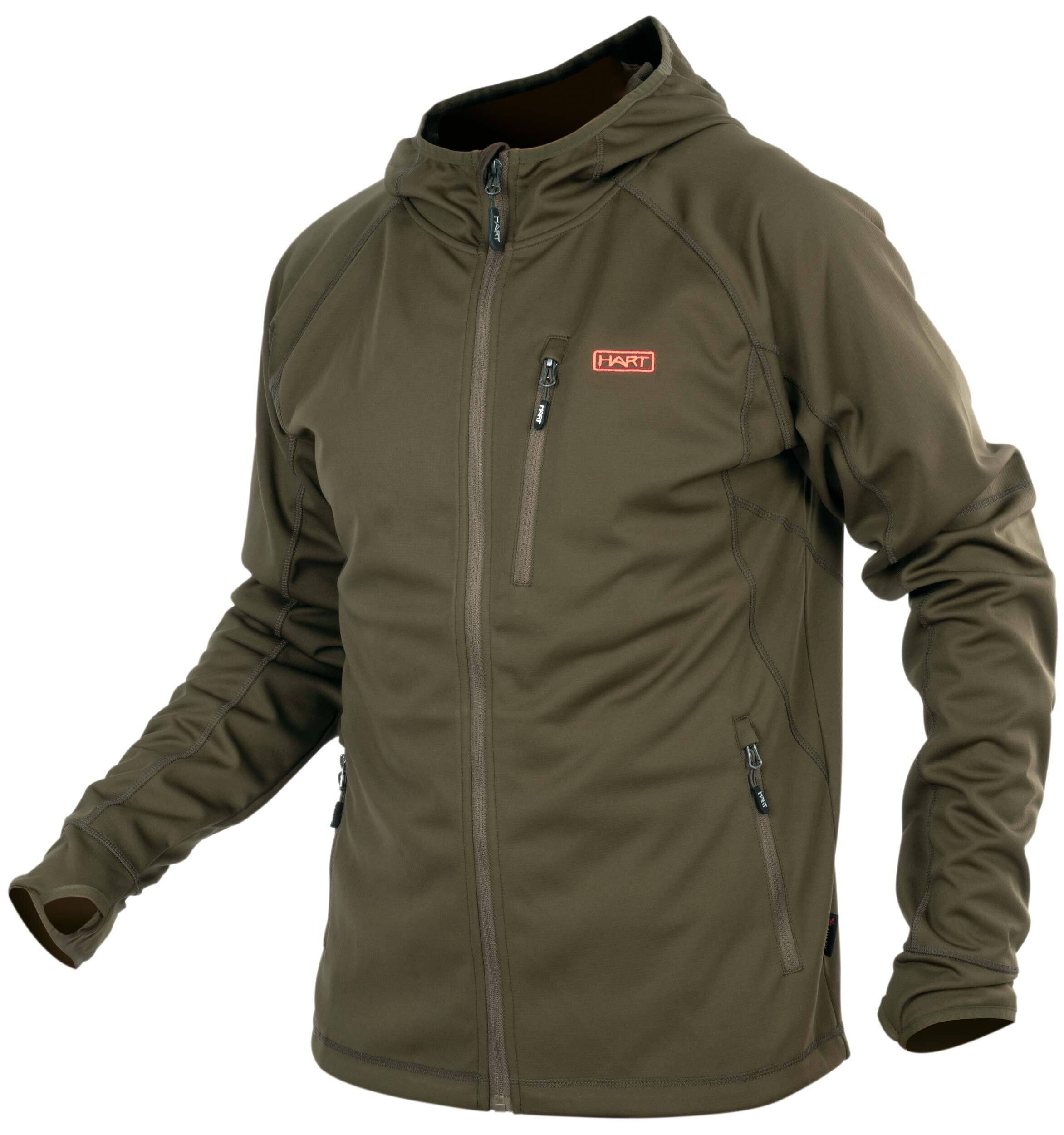 Hart Hoodie-Jacke Stilk-HXT (dark olive)