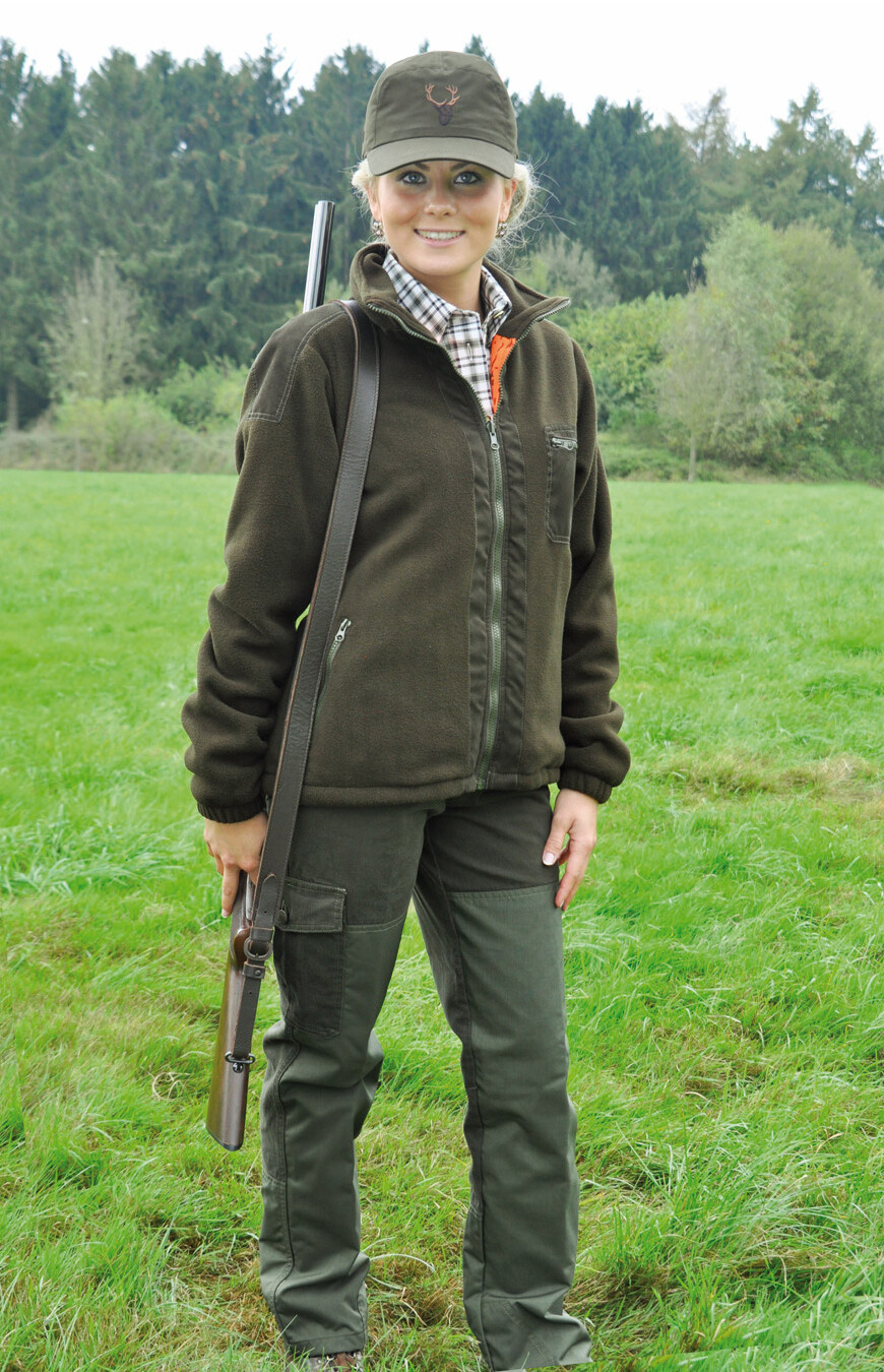 Hubertus Wendefleecejacke Damen Tarn und Warn (oliv)