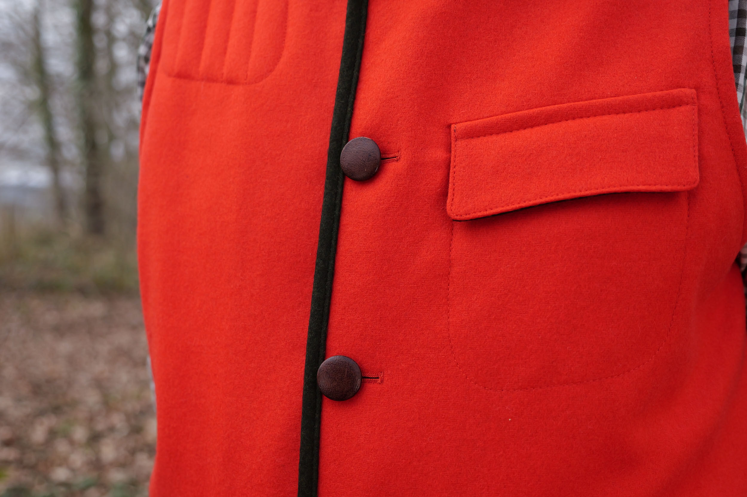 Jagdhund Lodenweste Lessach (orange) Jagdhund Lodenweste Lessach (orange)