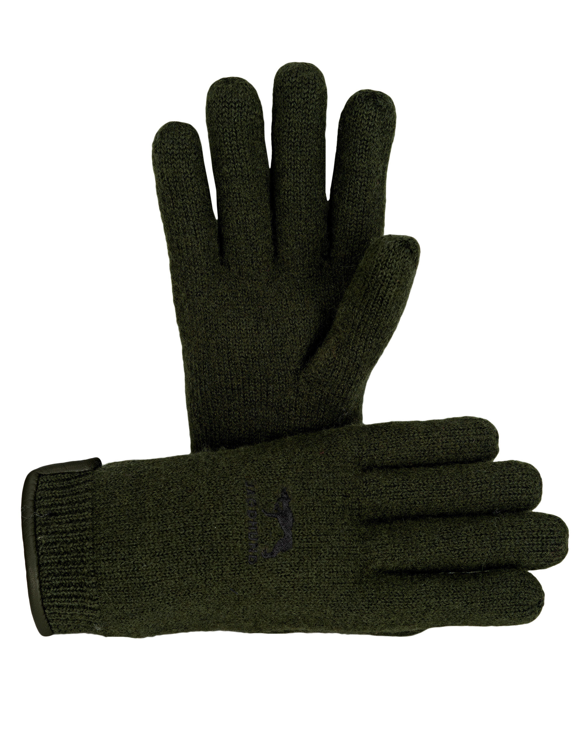 Jagdhund Damen-Strickhandschuhe Soboth (oliv)