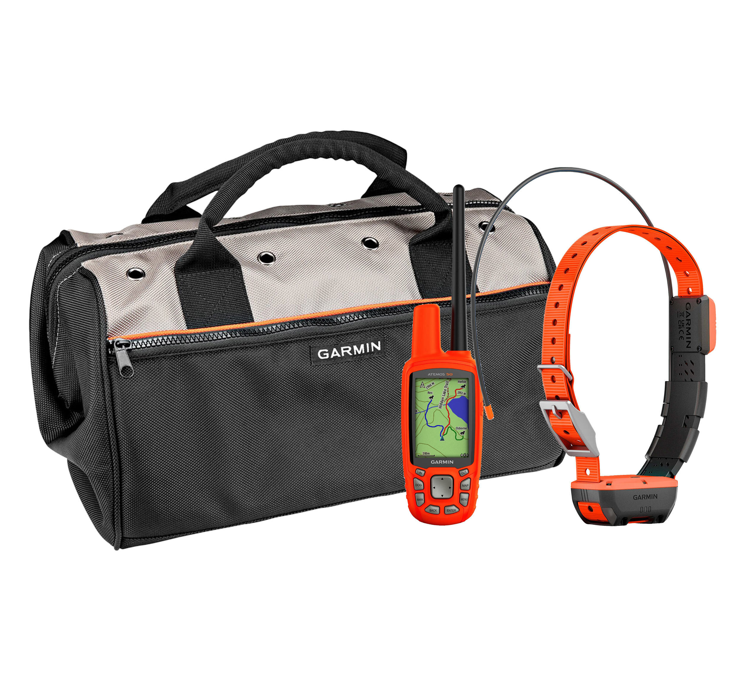 Set Garmin Atemos 50 + Halsband T 20 K + Tasche