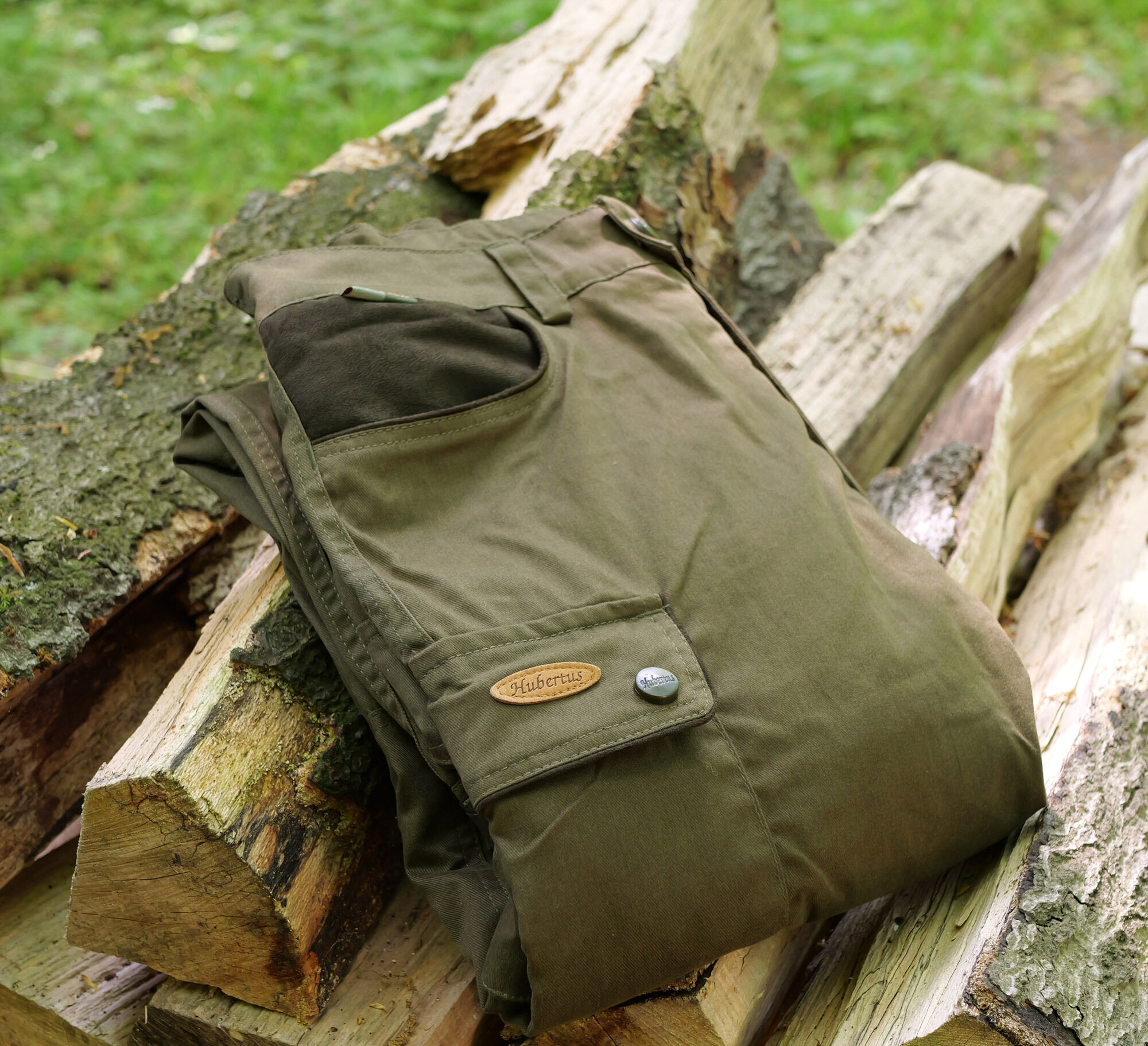 Hubertus Outdoorhose OS 30 Membrane Hirschfänger (oliv)