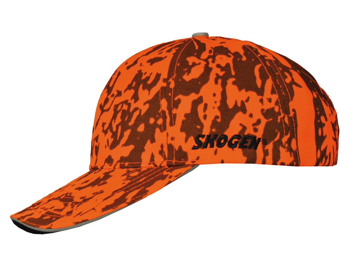 Skogen Basecap Camouflage (orange)