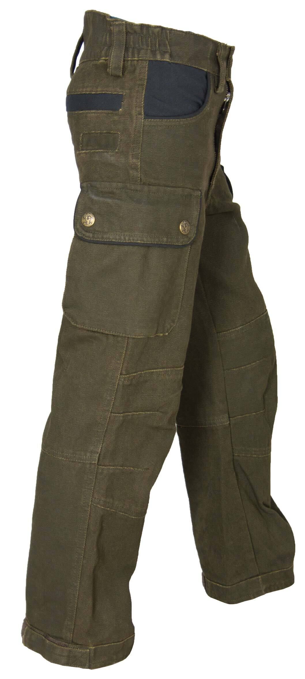 Hubertus Kinderhose Canvas (oliv) Hubertus Kinderhose Canvas (oliv)