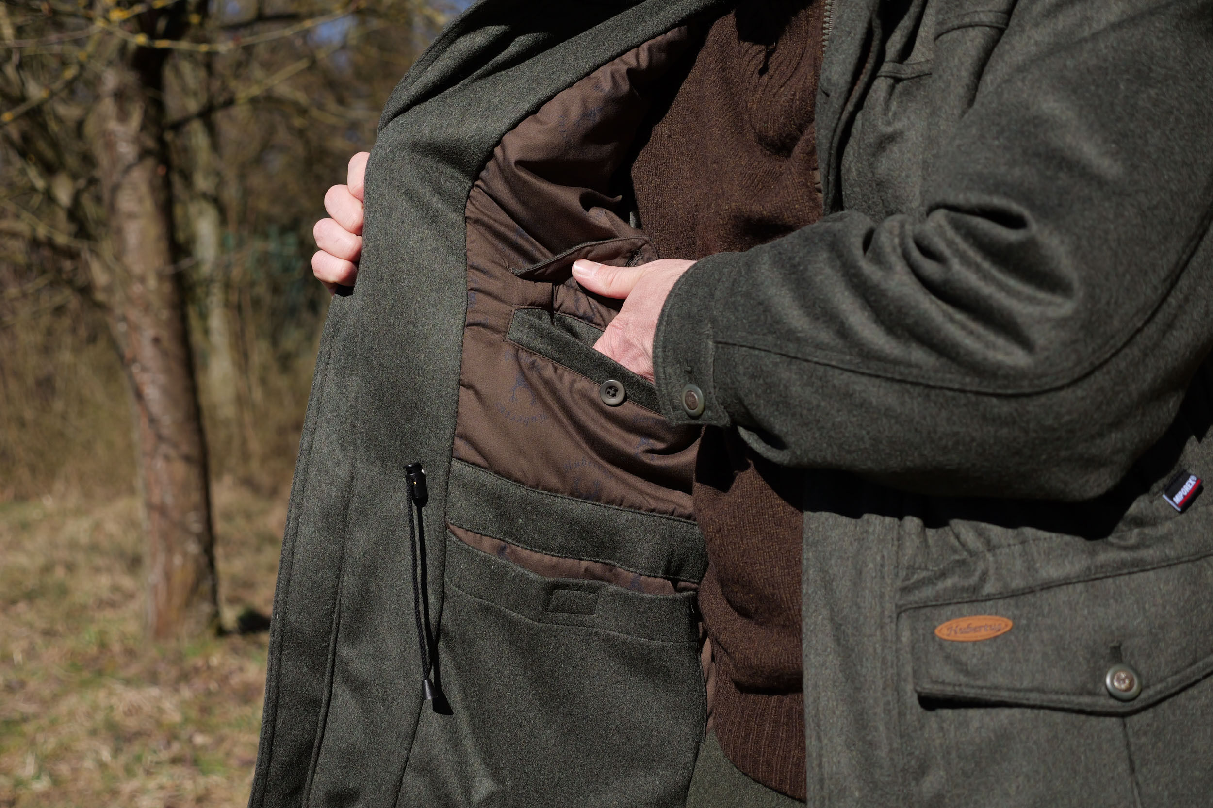 Hubertus Lodenjacke Forest (oliv)